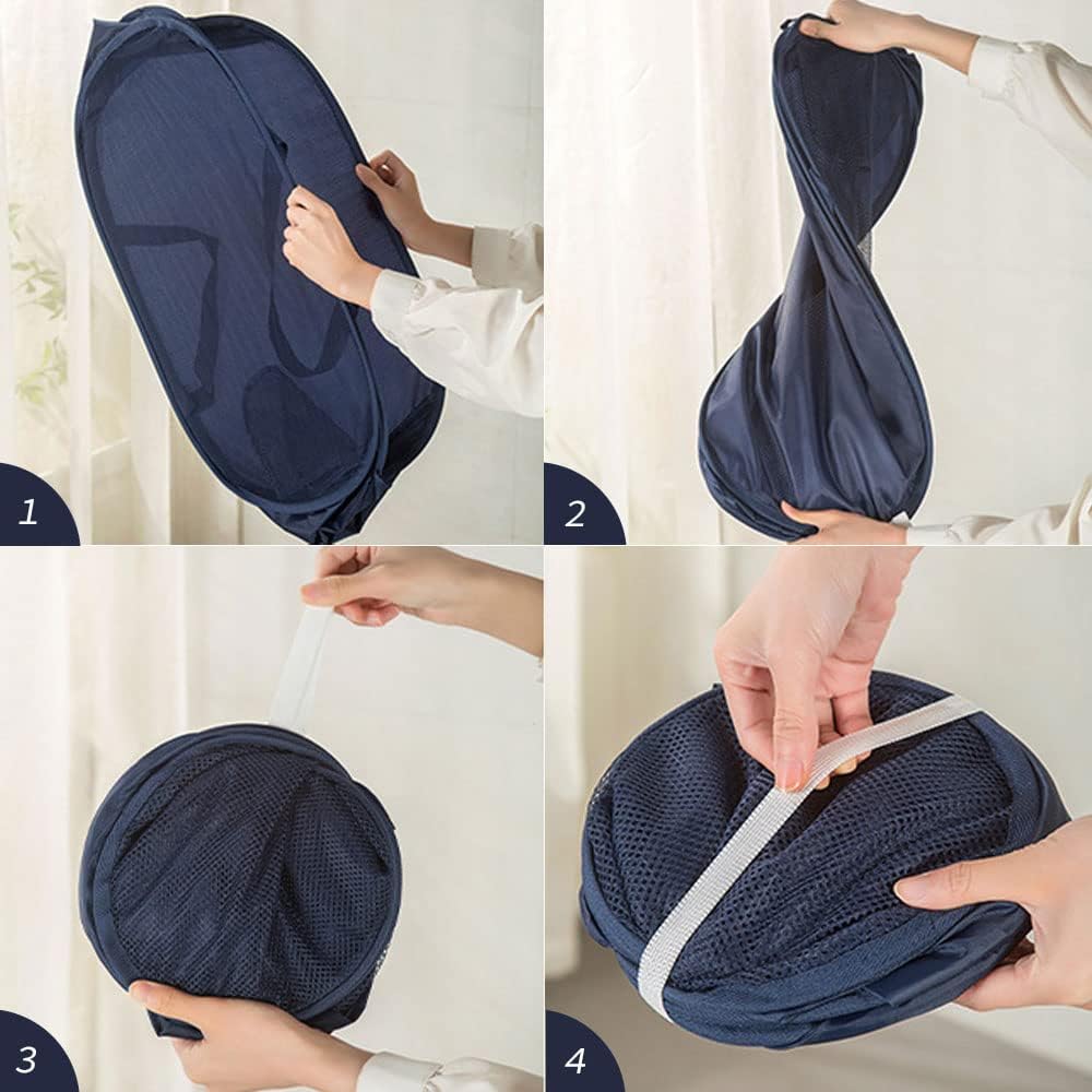 4 Pack Closet Storage Bins, Storage Containers for Closets, Fabric Closet Bins for StorageDecorative ,Collapsible Baskets for Organizing Clothes Toy Nursery (Beige)