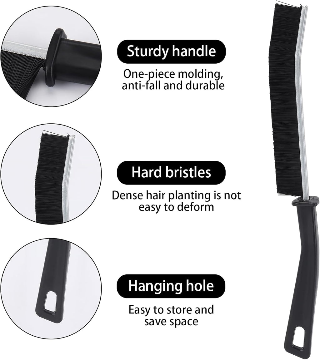 6Pcs Hard Bristle Crevice Cleaning Brush, Grout Cleaner Brush, Multifunctional Gap Cleaning Tool for Household Use, Bathroom, Kitchen, Window,Toilet