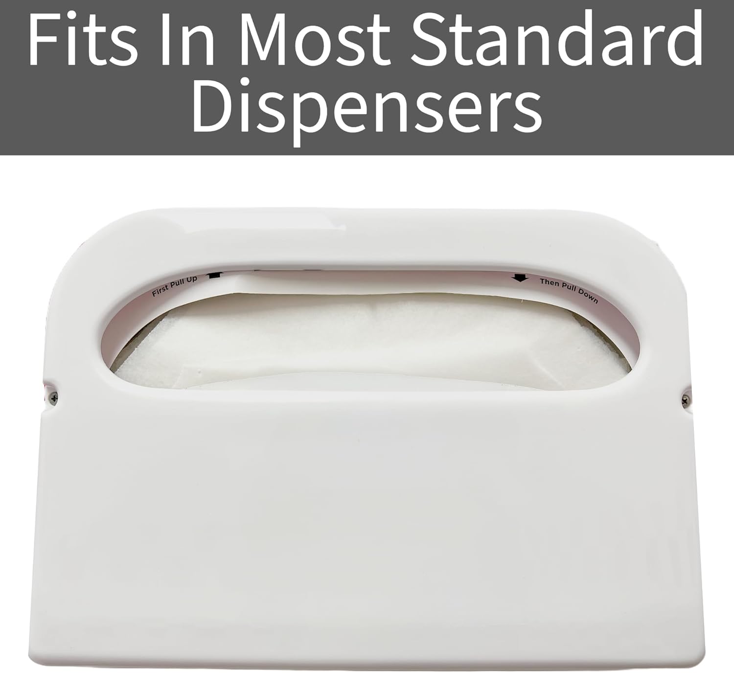 1000 Paper Toilet Seat Covers - Thick Flushable Half-Fold Paper Disposable Toilet Seat Dispensers Cover Liners for Travel & Public Restroom Toilet Bowls (1000)