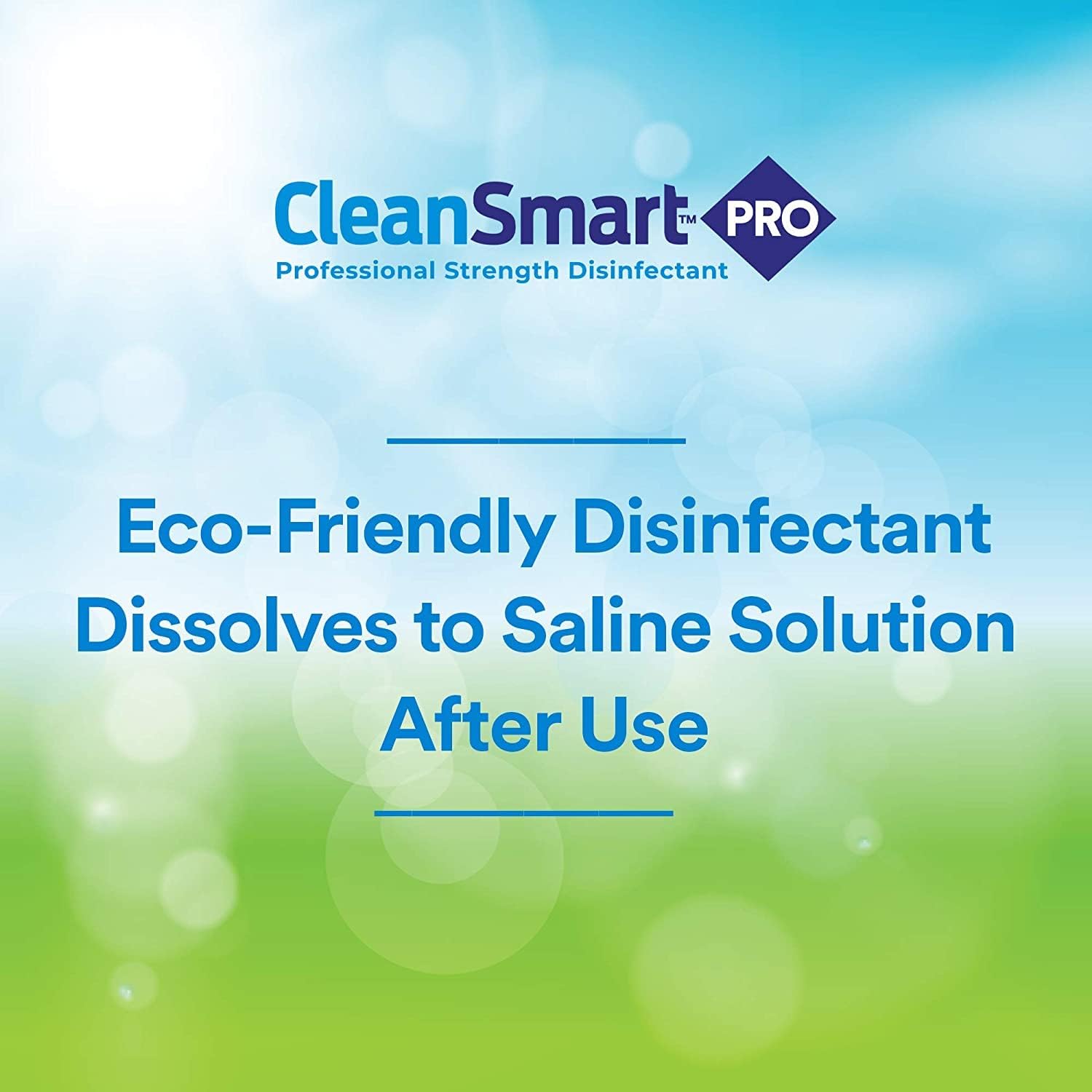 CleanSmart Hospital Grade Disinfectant, Kills 99.9% of Viruses and Bacteria, Hypochlorous Acid Technology, EPA Registered, 4 Gallons (HOCL)