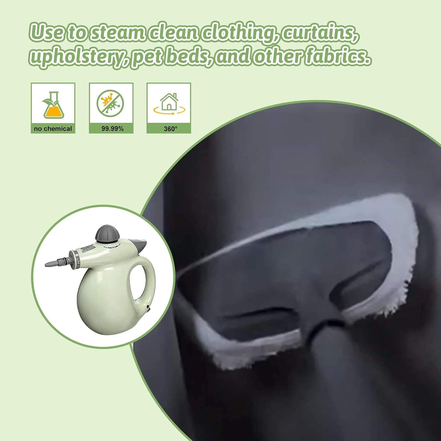 12Pack Microfiber Cloths for Handheld Steam Cleaner Compatible with Bissell Steam Shot, Comforday, PurSteam, Wagner Spraytech, Universal Washable Steam Cleaner Accessories