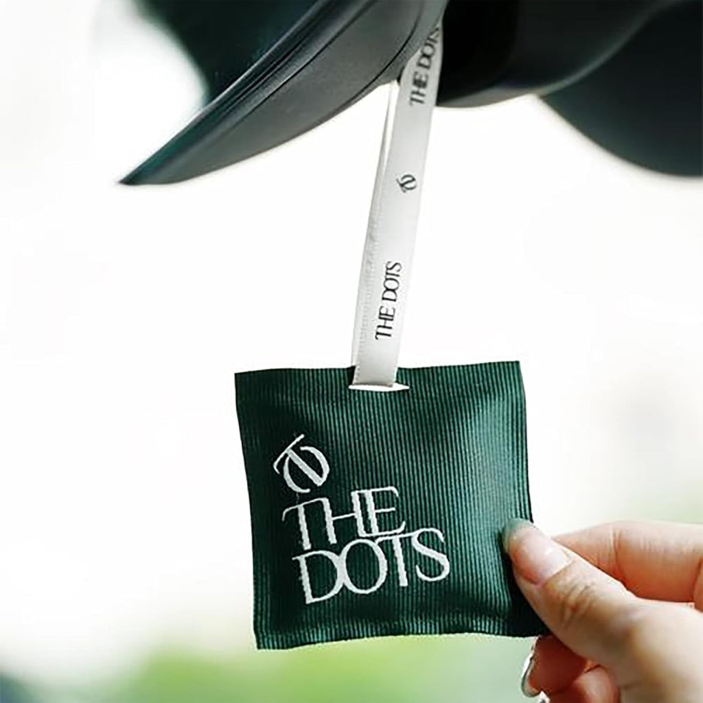 THEDOTS Series 3 Pack Car Air Fresheners Set, Dual Ribbons for Car Rearview Mirror, 3 Scents, Long-Lasting Fragrance, Sachet Gift