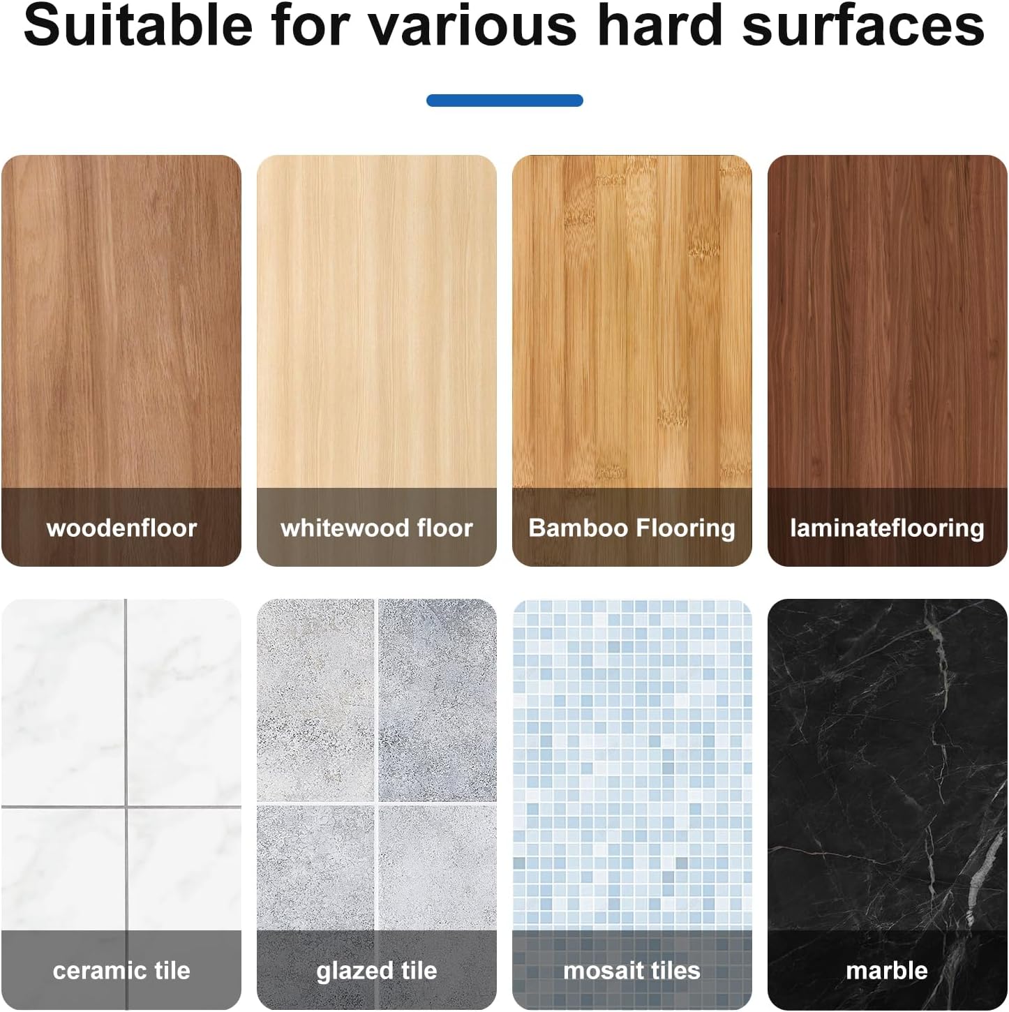 GCW Cleaning Solution Refill 500ML Blue Bottle Original Flavor Floor Cleaner Solution Compatible With Tineco iFLOOR, 3, S3, S5, S5 COMBO, S5 Pro 2, S6, S7 PRO, S7 COMBO Wet Dry Vacuum (2 bottle)