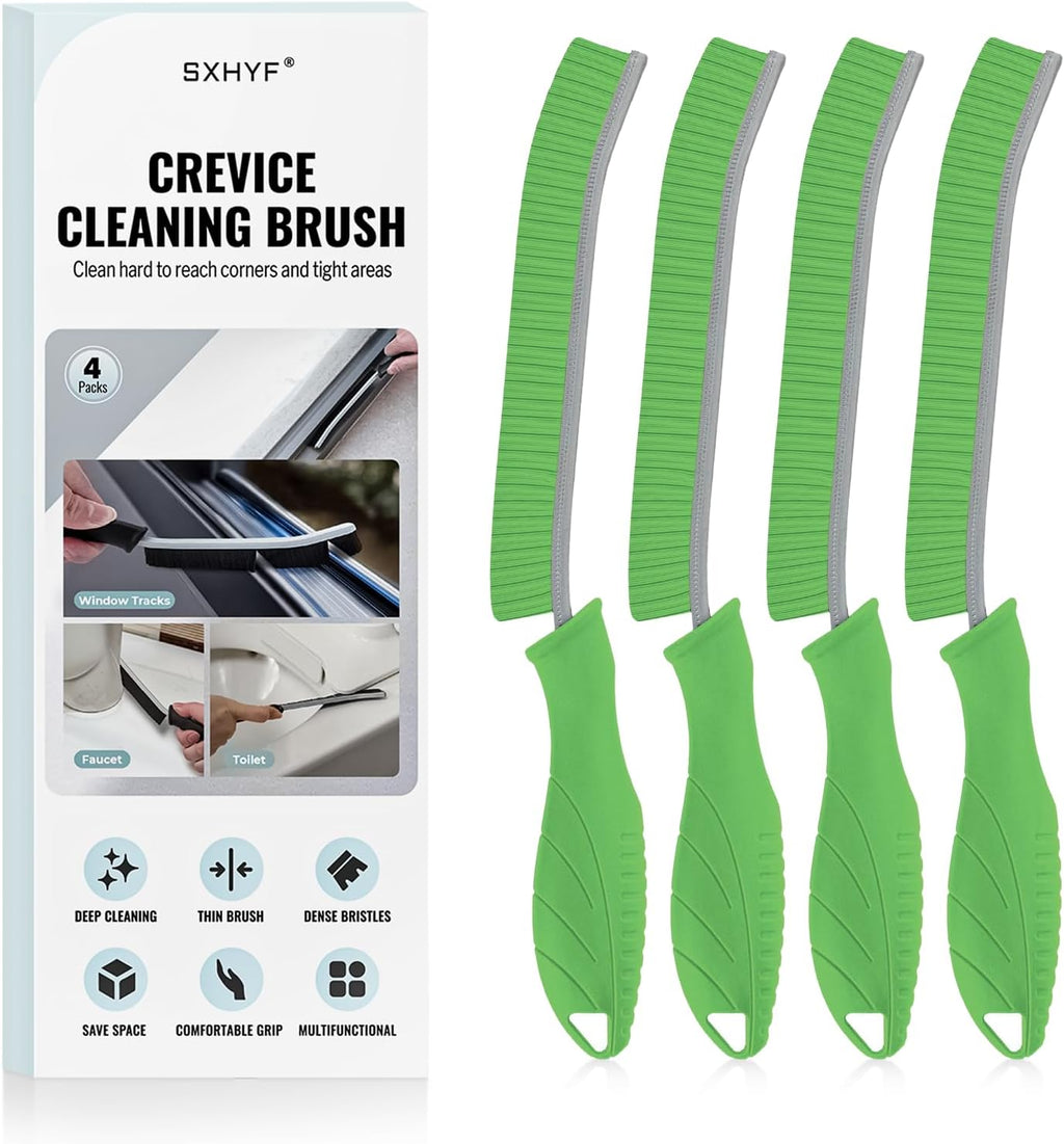 SXhyf Cleaning Brush - Hard Bristle Crevice Cleaning Brush, Multifunctional Gap Scrub Brush, Kitchen Essentials, Bathroom Cleaner Tools for Household Use, Home, Window, Toilet, Stove