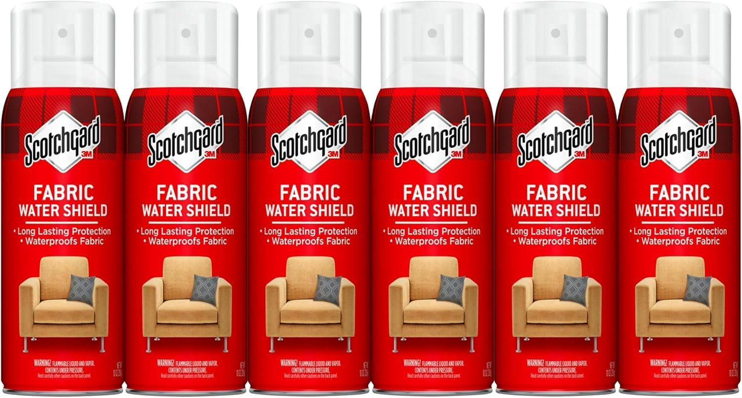 Scotchgard Fabric & Upholstery Protector, 6 Cans/10-Ounce (60 Ounces Total)