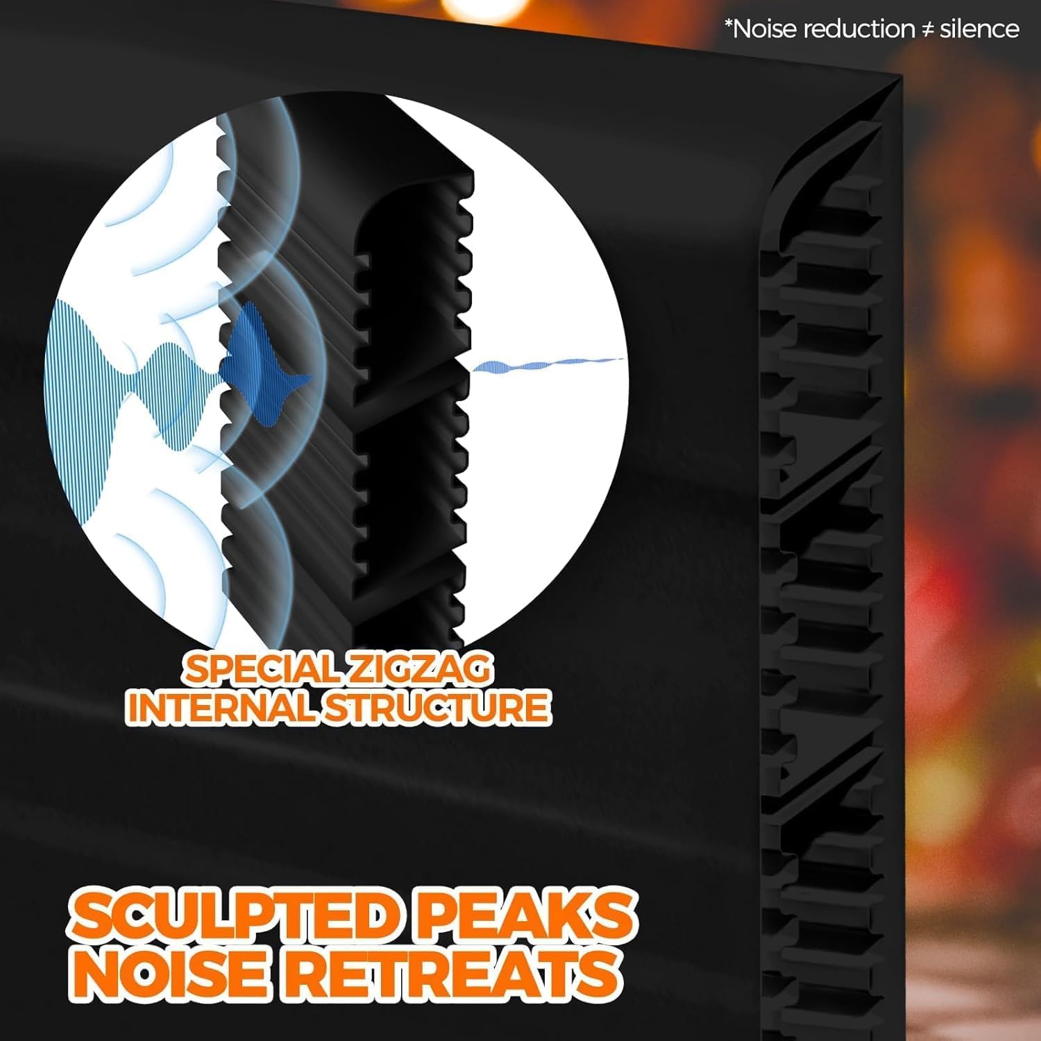 Holikme Door Draft Stopper Weather Stripping Door Seal - 38 inch, Black