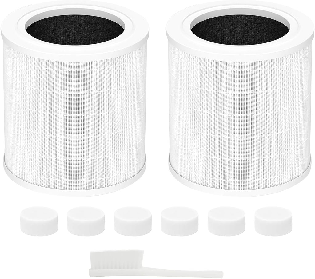 A2001 replacement filter, 3-in-1 True air purifier A2001 replacement part, compatible with par, efficient filtration with activated carbon layer, 2 packs