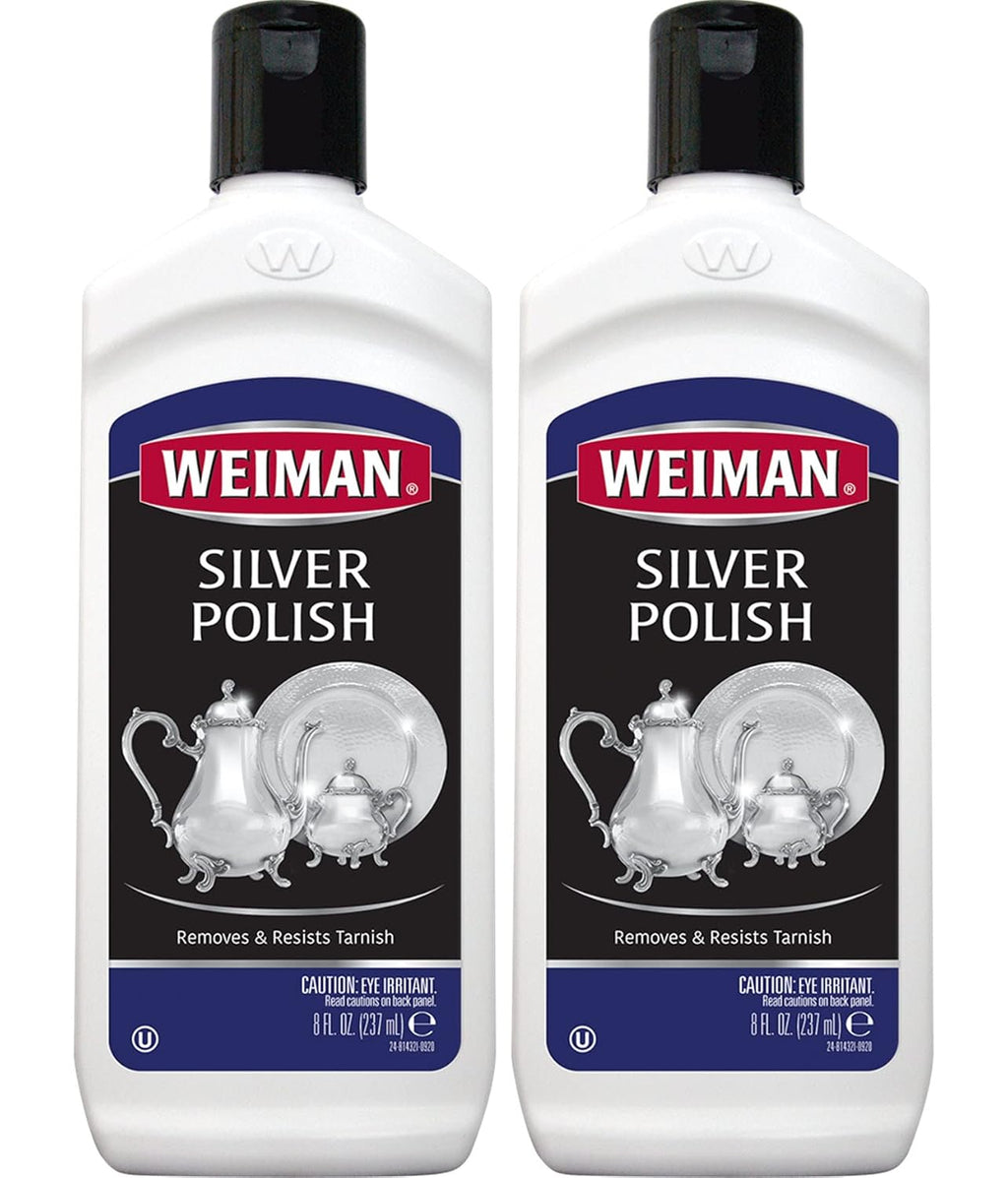 Weiman Silver Polish, 8 ounce Bottles, pack of 2