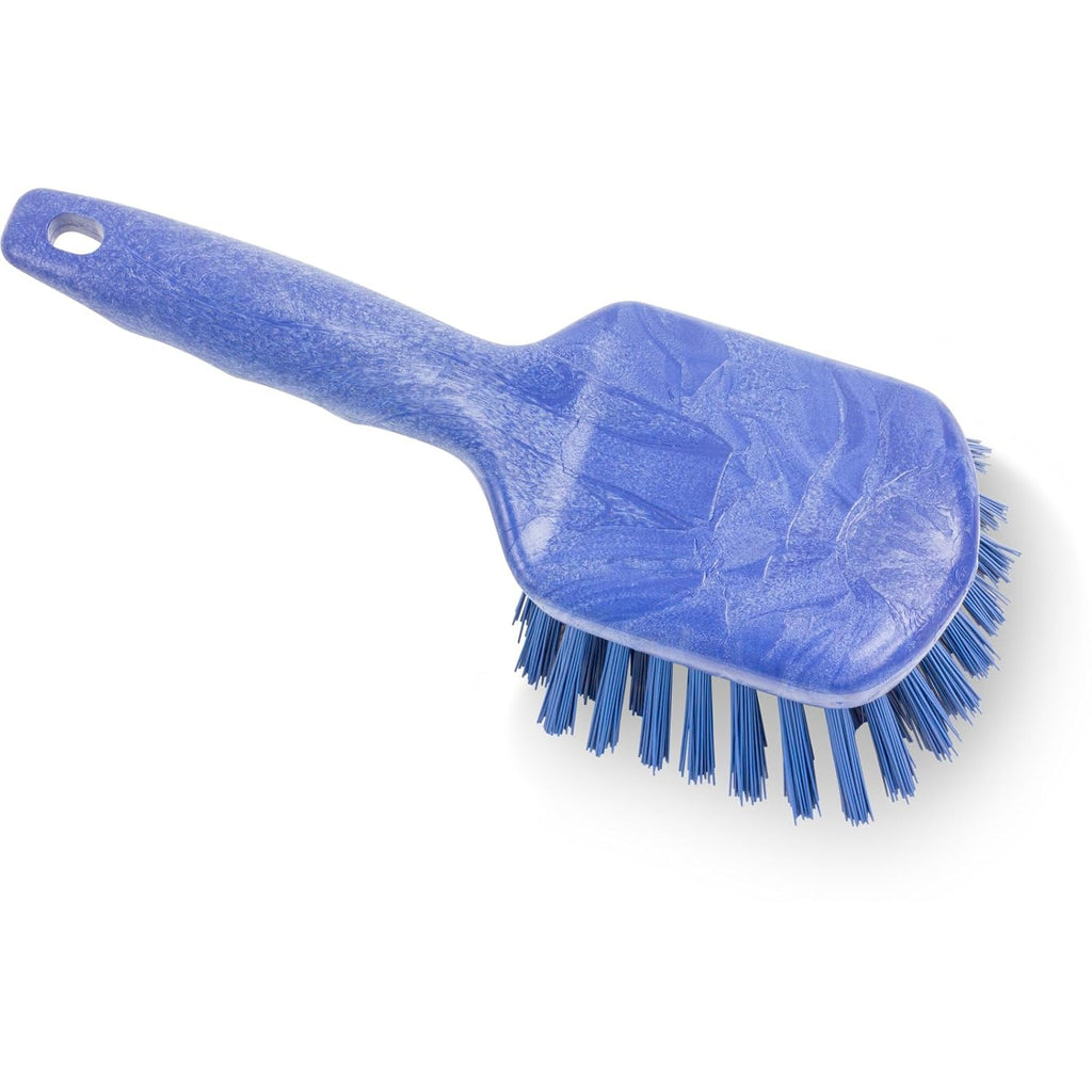 SPARTA 40541EC14 Plastic Scrub Brush, Utility Brush, Kitchen Brush With Hanging Hole For Cleaning, 8 Inches, Blue
