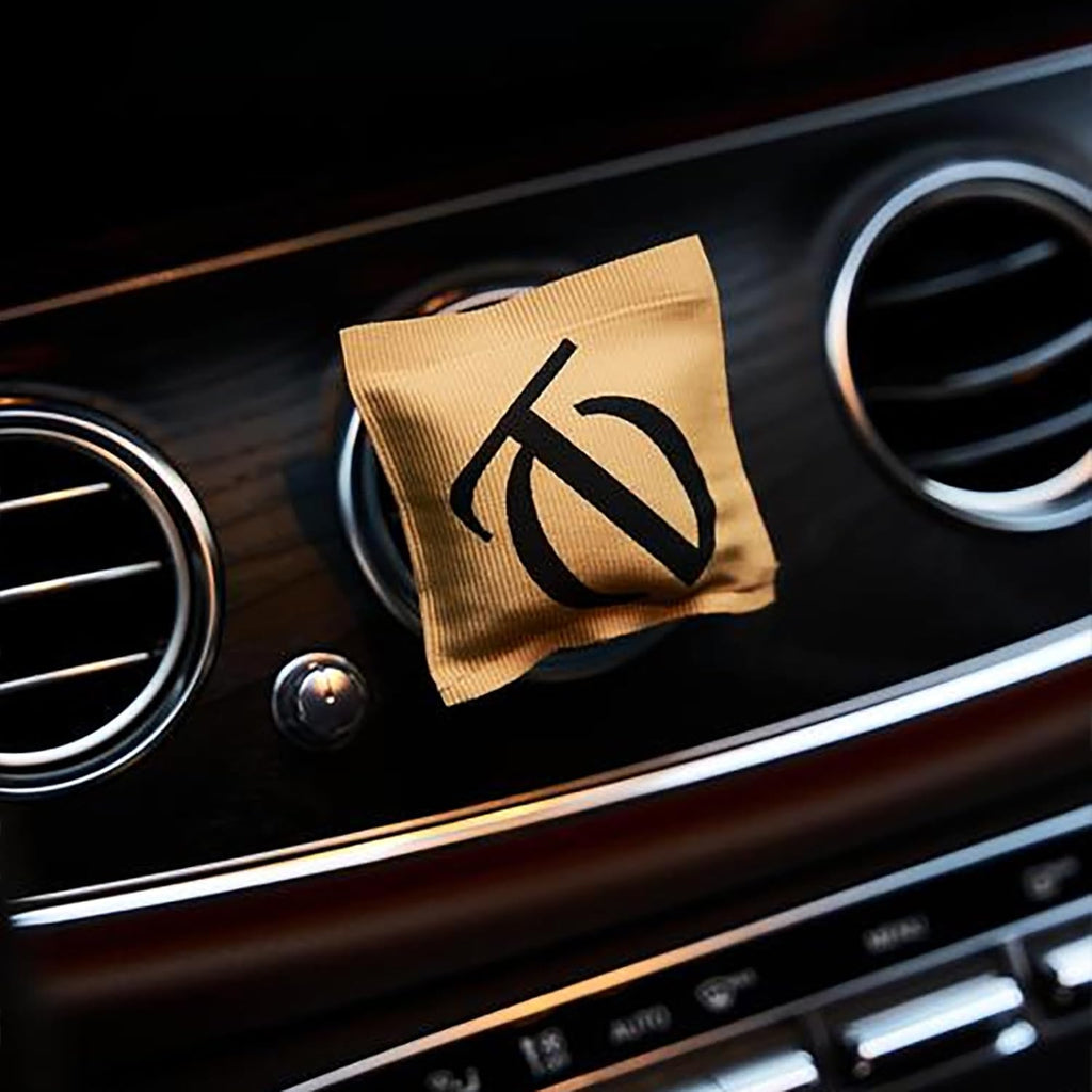 THEDOTS Series Moroccan Mint Tea Car Vent Clip, Fabric Sachet Air Freshener, 30 Days Long-Lasting for Car Interior Decor, Non-Toxic (1 Pack)