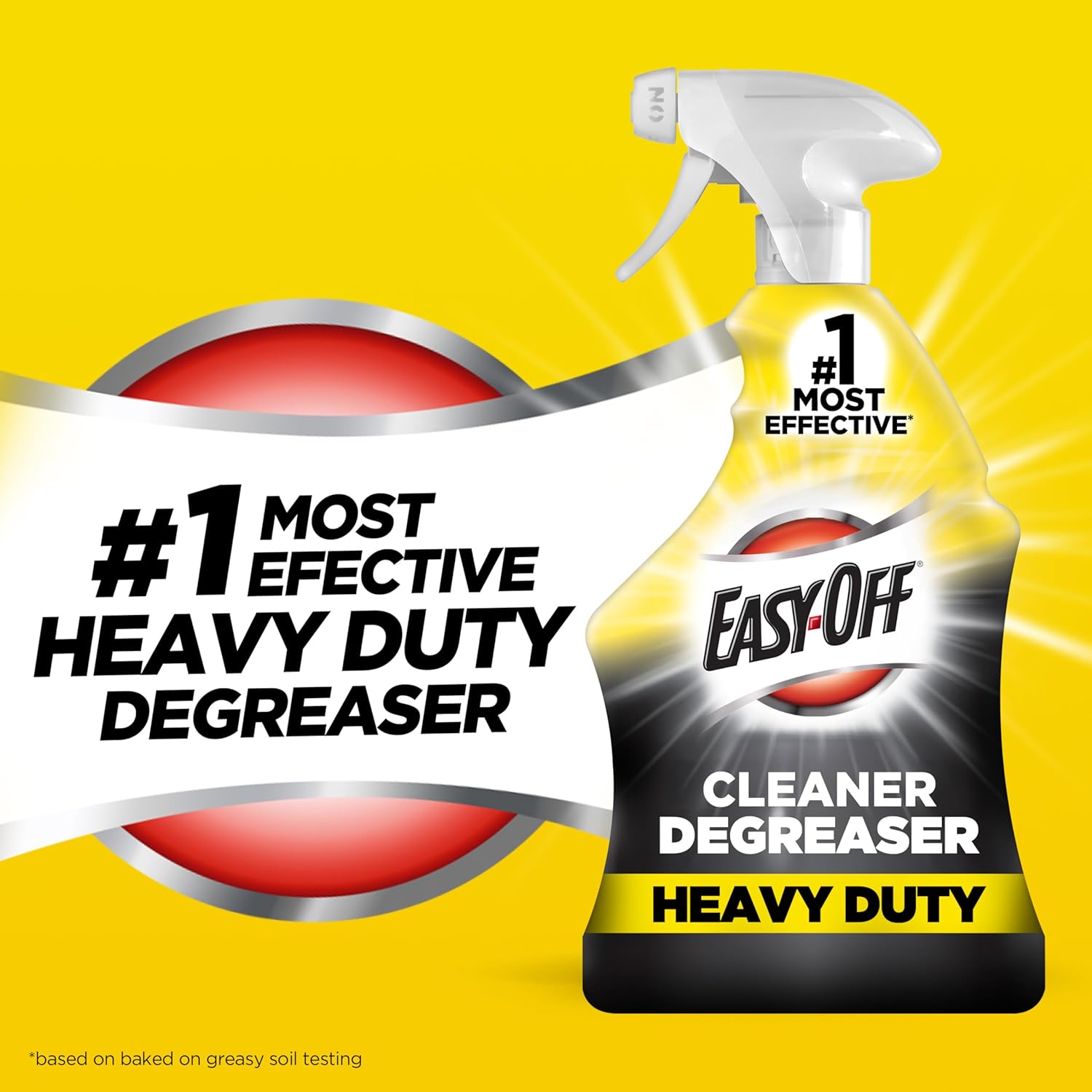 Easy-Off Heavy Duty Degreaser Cleaner Spray, 32 Ounce (Pack of 6)