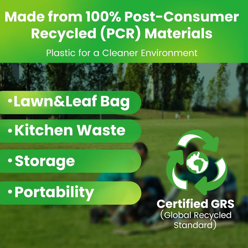 150 Count 55-60 Gallon Trash Bags, Large Garbage Bags Sturdy & Tear-Resistant Commercial Can Liners 55 Gallon, Large Black Trash Bags for Commercial, Lawn and Leaf Bags (150 Count)