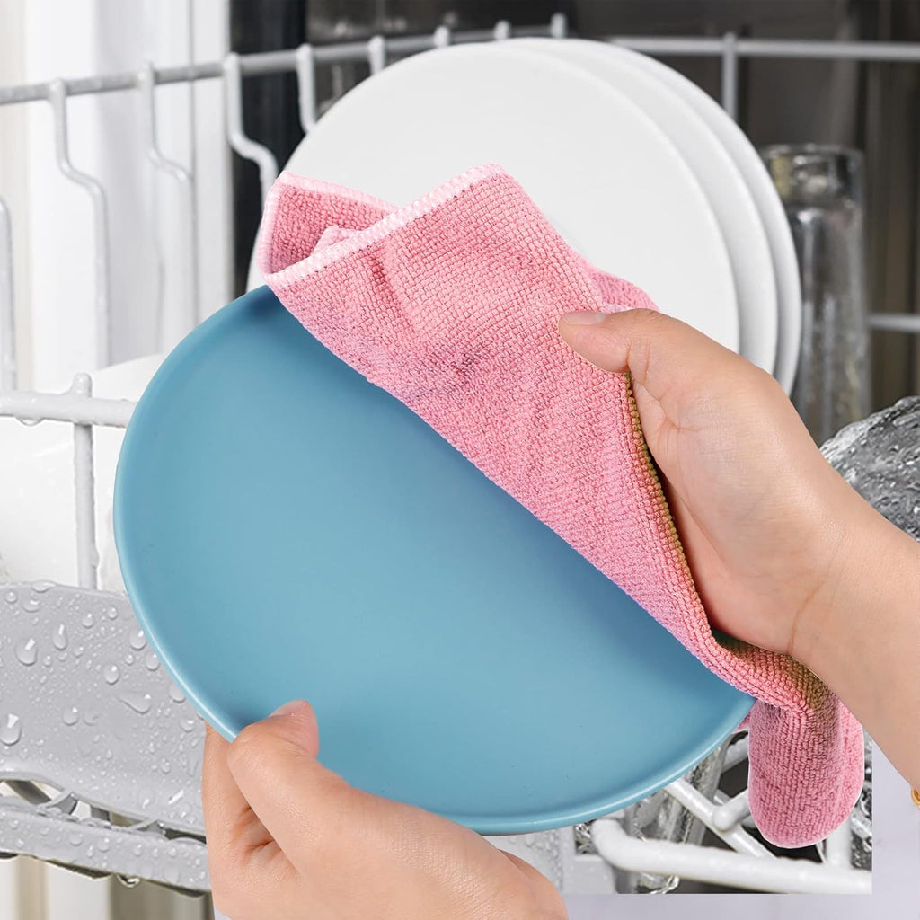 6pcs Stainless Steel Scrubber 2pcs Heavy Duty Scrub Sponges 1pcs Dish Clean Towel for Kitchens Bathroom and More