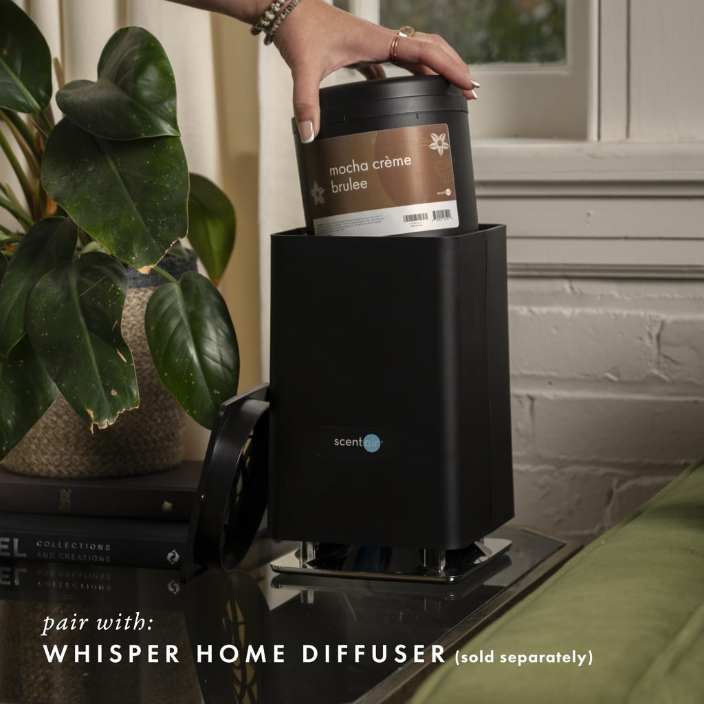 ScentAir Whisper Home Monthly Plug-in Refill, Fragrance Cartridge for Home and Office, Amazon Exclusive, Mocha Creme Brulee