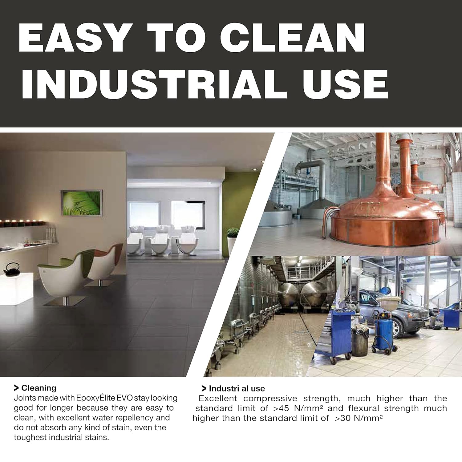 Tile Doctor EpoxyElite EVO 11 lbs./5 kg. Bucket of Litokol Black 2 Epoxy Tile Grout TMPEEEVO004, Floor Tile or Wall Tile Grout for Pools, Kitchens, Spas, Bathrooms, Showers, and More