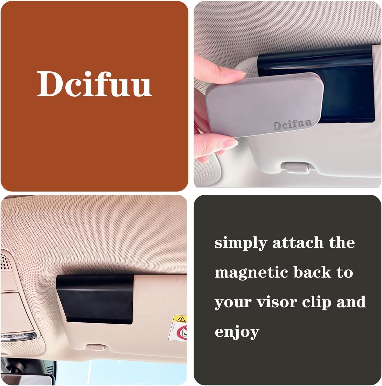 Car Air Freshener, Stone Air Freshener, Odor Eliminator, Teak Scent Refill (1 Count (Pack of 3), No clip included)