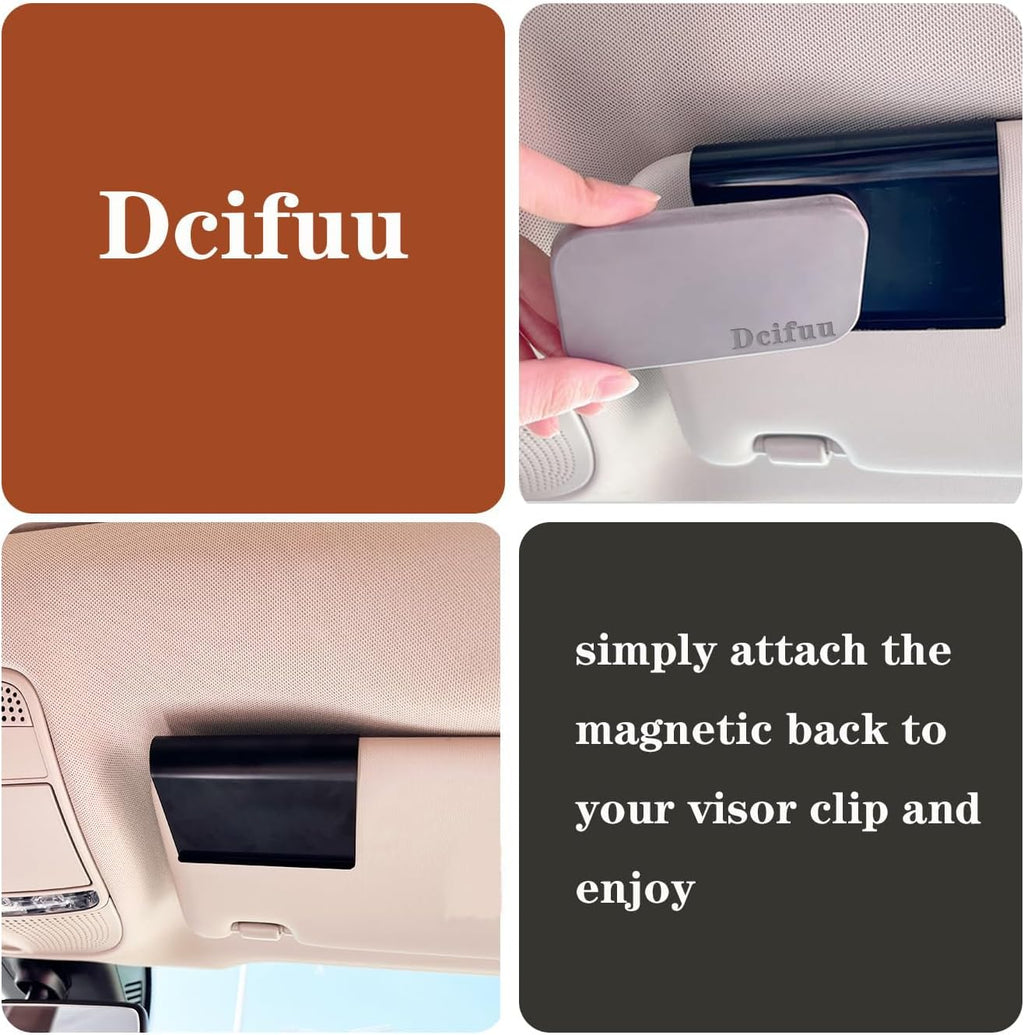 Grove Air Freshener, Stone Scent Starter Kit, Odor Eliminator - Car Visor Clip (Pack of 1 - Grove Scent)