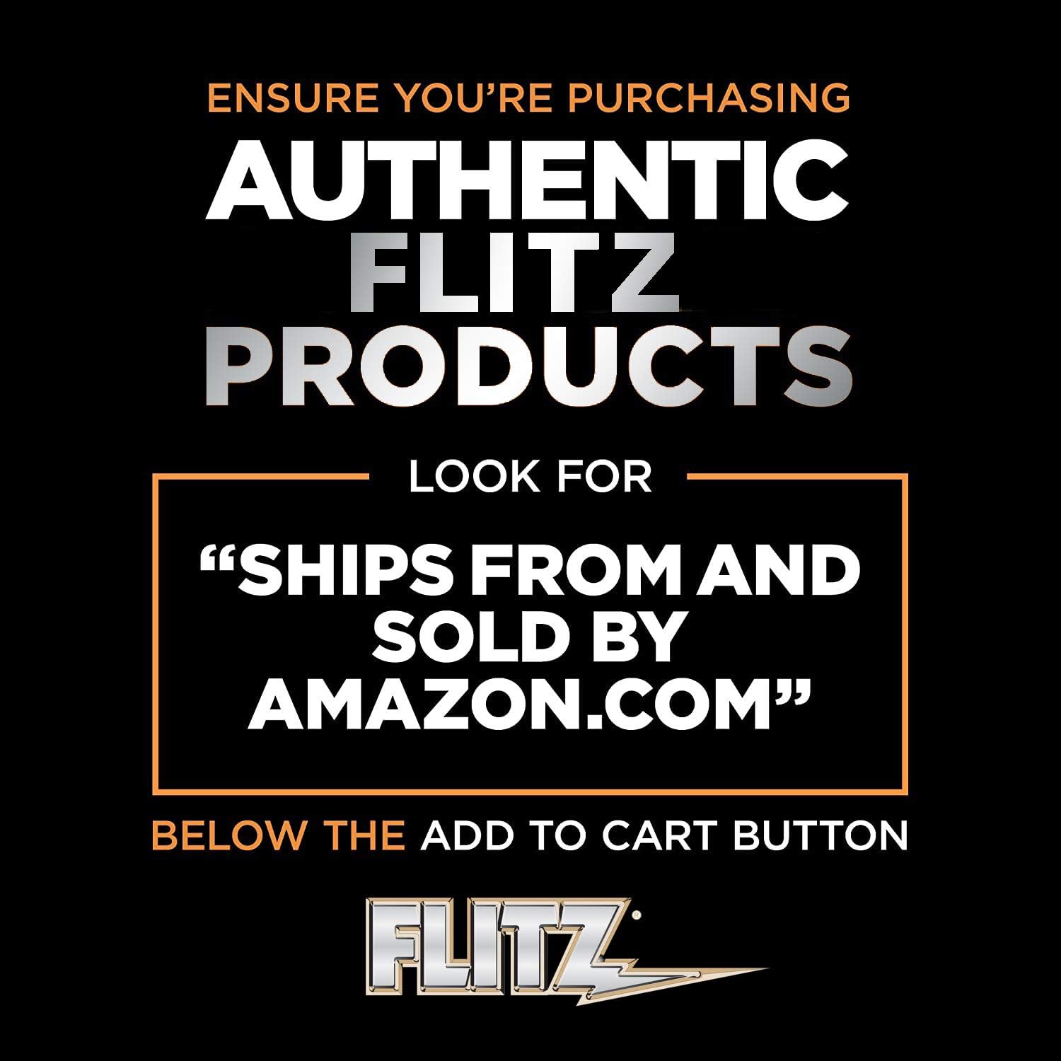 Flitz Multi Purpose Metal Polish Liquid - 3.4oz Bottle of USA-Made Tarnish Remover - For Aluminum, Chrome, Brass, Nickel, Silver - Non-Abrasive Metal Cleaner and Polish, Restorer (6 Pack)