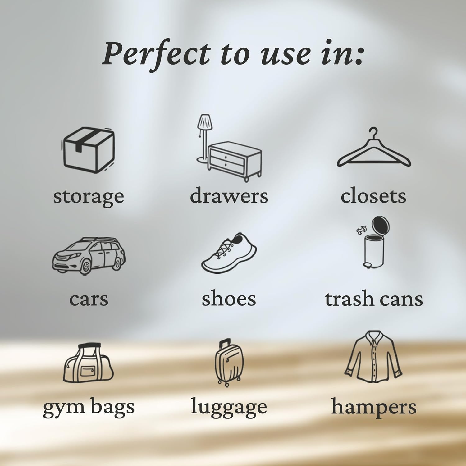 Fresh Wave Lemon Odor Eliminating & Deodorizing Packs | Bag of 6 | Safer Odor Relief for Small Spaces | Natural Plant-Based Odor Eliminator | Odor Absorbers for Home