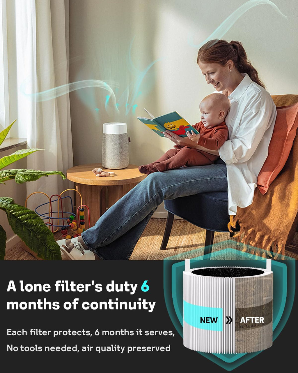 Leemone 2 Pack mini Max SmokeBlock Filter Compatible with SmokeBlock Mini Max Air Purifiers, Activated Carbon FMINI Filter