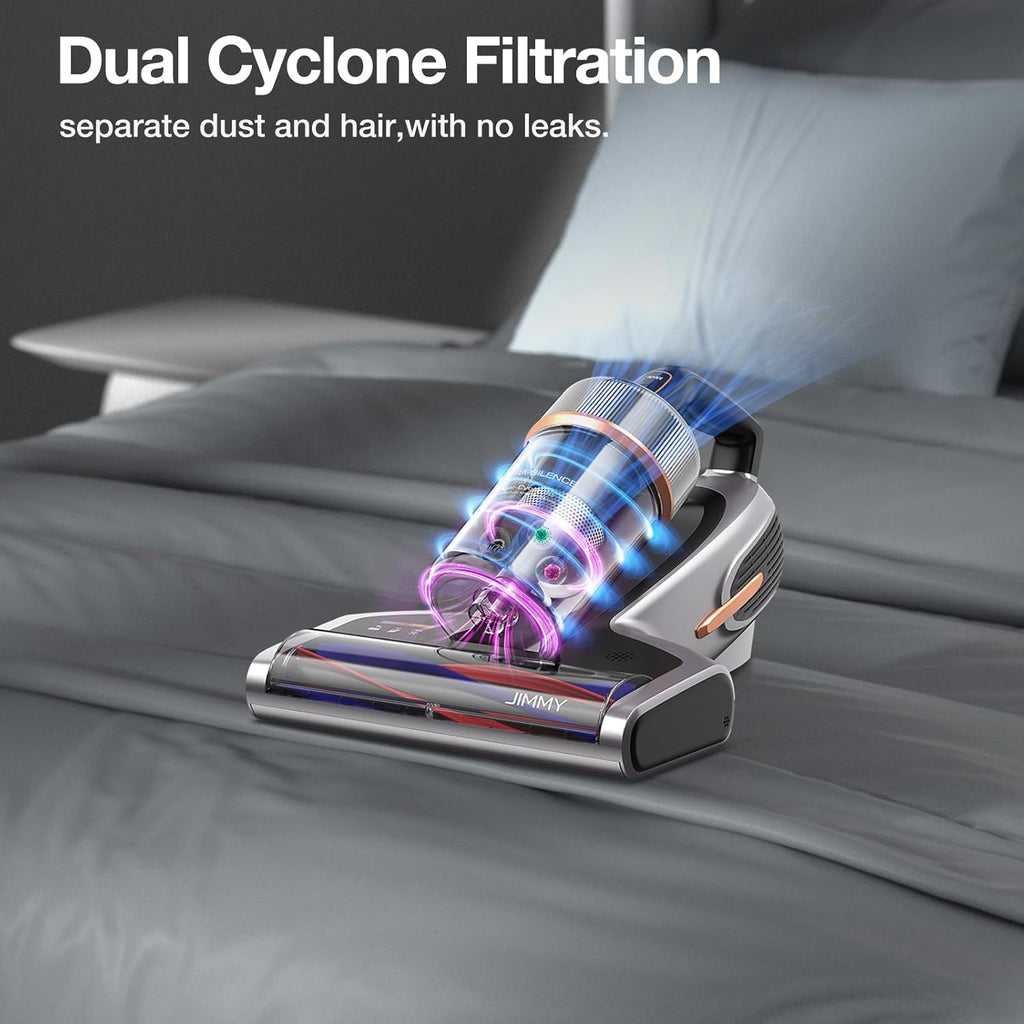 Jimmy BX7 Pro Max Graphene Mattress Vacuum Cleaner with Dust Sensor, Bed Vacuum with UV Light, 550W Powerful 16Kpa Suction Handheld Vacuums Couch Cleaner (Corded)