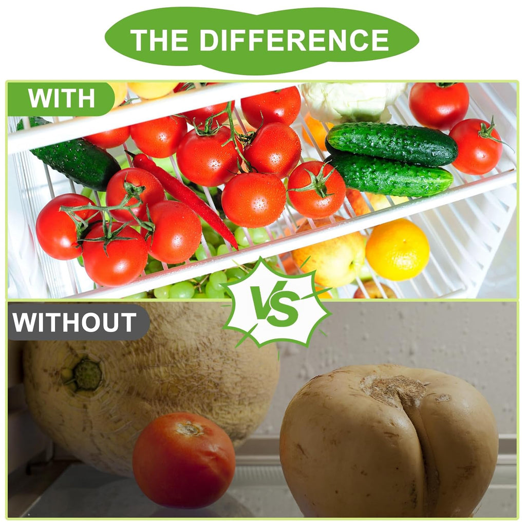 Hengu Fridge Deodorizer, (6 Pack) Fridge Odor Eliminator Natural Activated Charcoal More Effective Fridge Deodorizer Odor Eliminator Than Baking Soda, Smell Eliminator for Refrigerator & Freezer