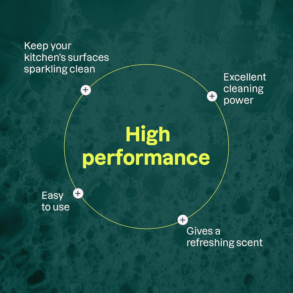 ATTITUDE Kitchen Cleaner Spray, EWG Verified, Powerful Degreaser, Cuts Grease & Grime, Plant-Based & Vegan, Citrus Zest Scent, 27.1 Fl Oz