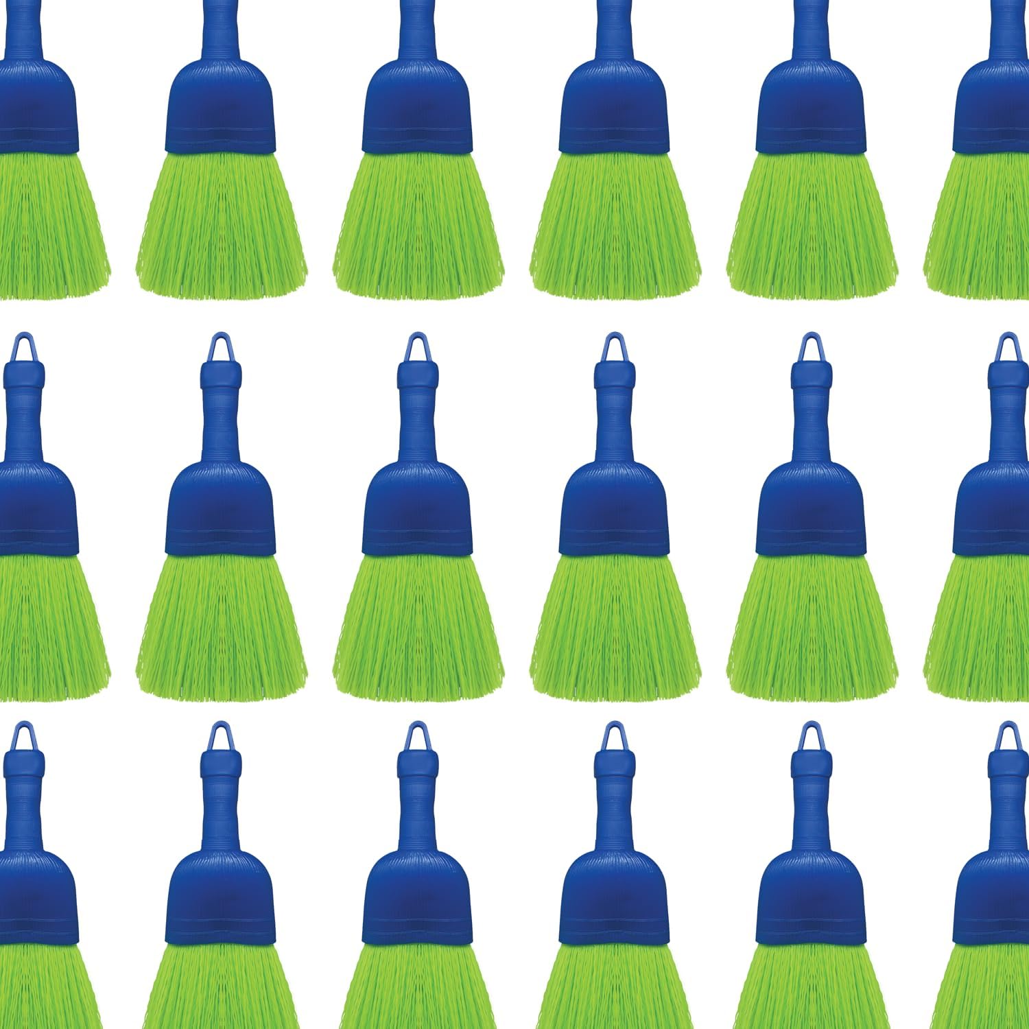 LOLA Whisk Broom, Hand Brush, 72 Pack, Durable Bristles, Whisks Away Dirt & Debris, Compact, Hang Hole for Easy Storage, Indoor/Outdoor