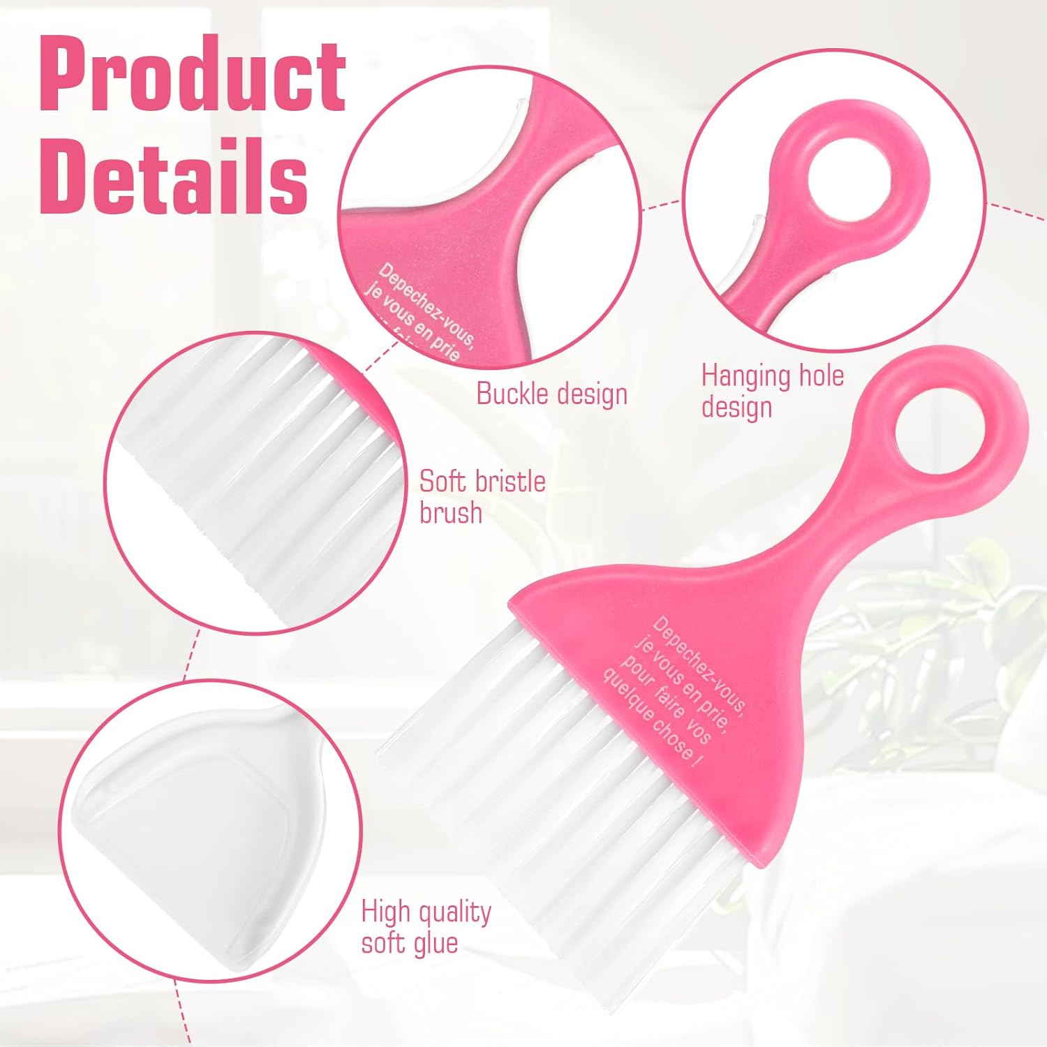 3 Pcs Mini Broom and Dustpan Set, Compact Cleaning Sweep, Mini Broom and Brush Set for Table Desk Car Keyboard Countertop