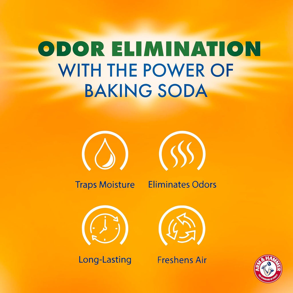 Arm & Hammer Essentials Hanging Moisture Absorber and Odor Eliminator, 17.5 oz., 3 Pack, Fragrance Free, Moisture Absorbers for Closets, Laundry Rooms and Bedrooms, Long-Lasting Freshness