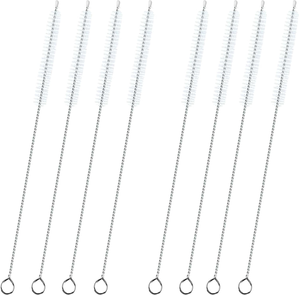 12-inch Extra Long Straw Cleaner Brush, Straw Brush Extra Long with Nylon Bristles, Straw Cleaning Brush Extra Long for Baby Bottles, Glass/Silicone Straws Piper Cleaners.