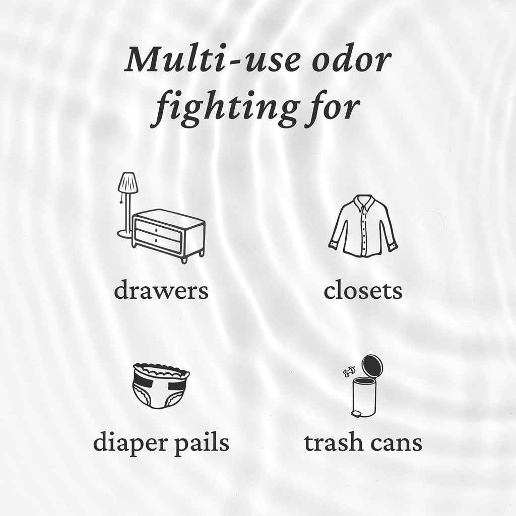 Fresh Wave Original Odor Eliminating & Deodorizing Packs - Bag of 6 & Fresh Pod Case - Safer Odor Relief for Small Spaces, Natural Plant-Based Odor Eliminator, Odor Absorbers for Home