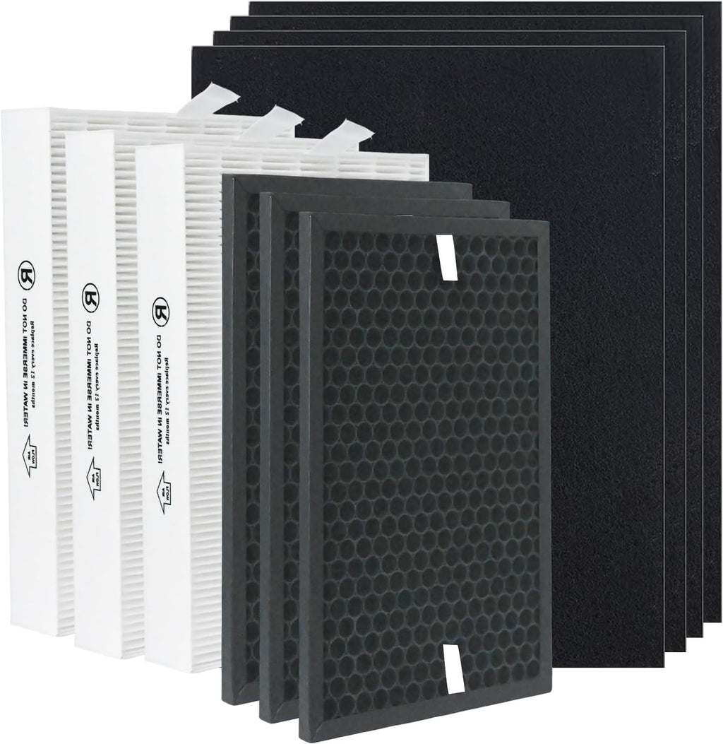 HPA5300B True HEPA Replacement FilterCompatible with Air Purifiers Model HPA5300B HPA5350 & PowerPlus HPA3300 HRF-R3, HRFSC1 Filter S HRF-A300