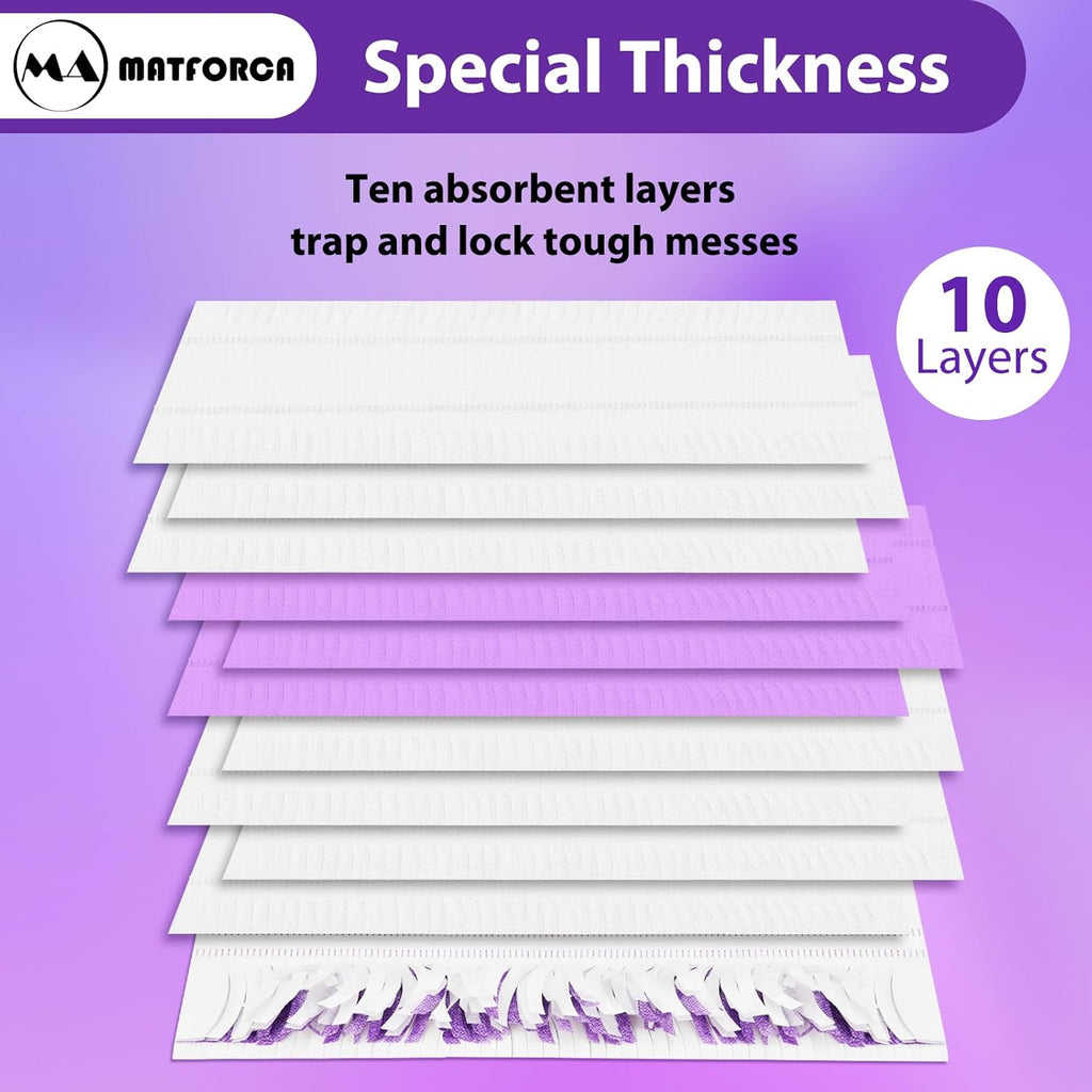 10 Pack Swiffer Power Mop Refills – Disposable Wet Mop Pads for Swiffer Power Mop, Perfect for Hardwood, Tile, and Laminate Floors, Easy-to-Use Floor Cleaning Pads Compatible with Swiffer WetJet