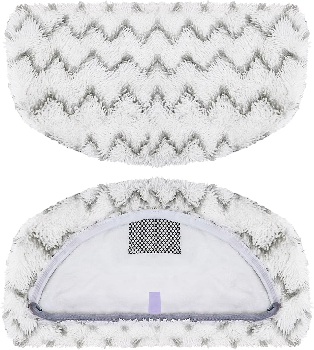 12 Pack Steam Mop Replacement Pads Compatible with Bissell Powerfresh Steam Mop 1940 1806 1544 2075 2685A 2181 2814 Series, Model 1940A 1940W 19405 2075A 2685A 5938, Microfiber Washable, Reusable