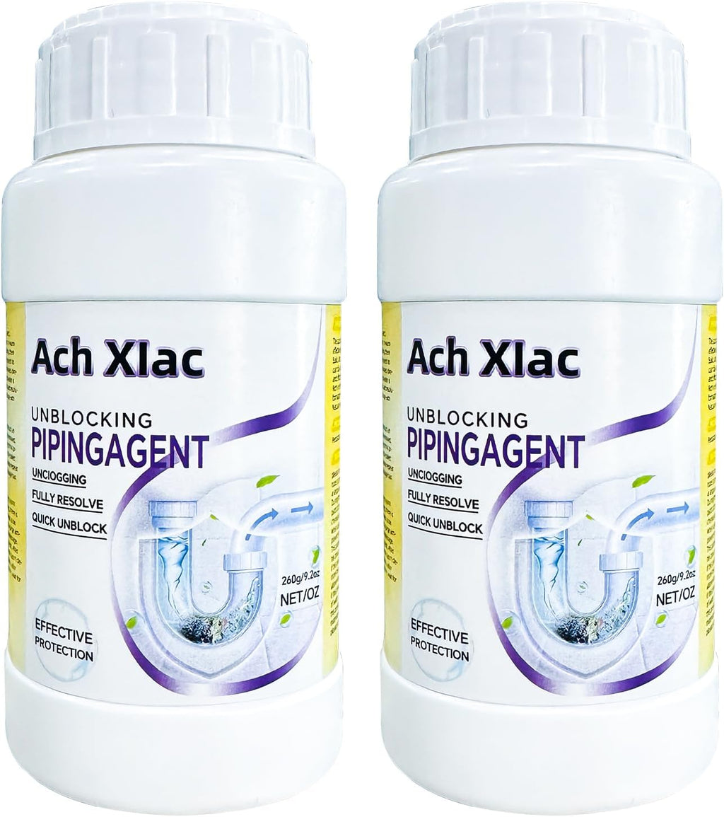 Drain Cleaner, 2PCS Sink Drain Clog Remover, Unclog Shower Drains, Pipe unblocking for toilets, Tubs, Shower or Sink Drains, Unclogs and Hair 18.4oz