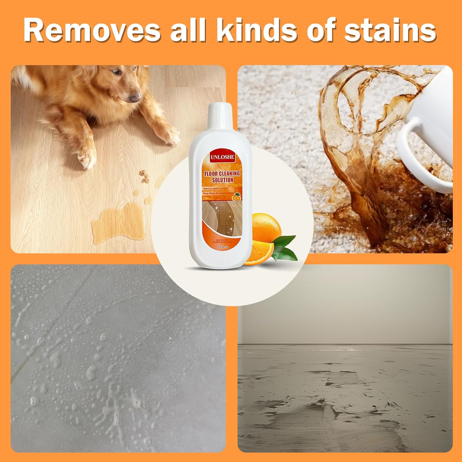 Floor Cleaning Solution for Multiple Hard Floors - 34 fl oz Floor Cleaner, For All Robot Vacuums with Mopping and Cordless Wet/Dry Vacuum Mops, Deep Clean for Tile, Wooden Floor, Laminate (Lavender)