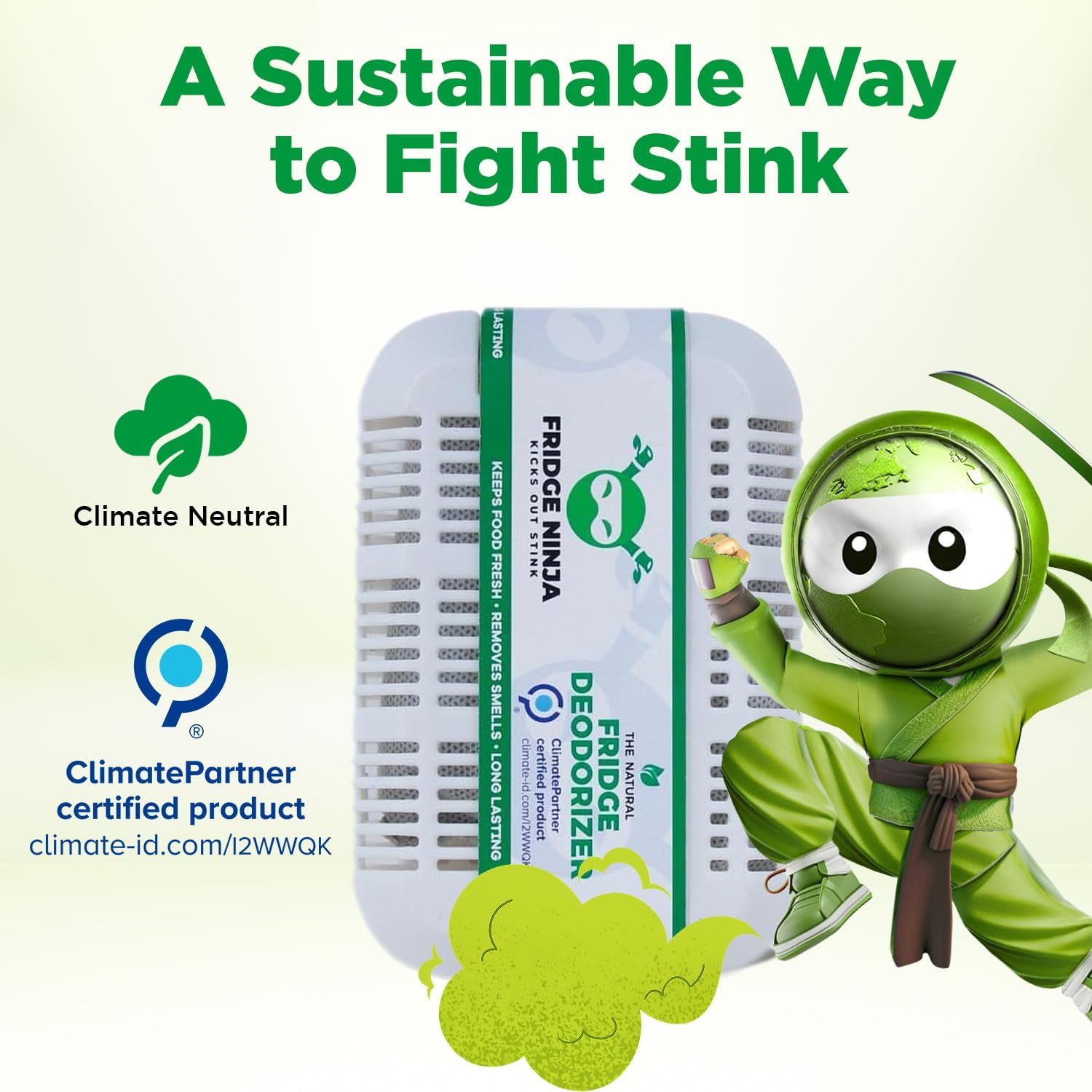 XL Pack of Refrigerator Deodorizer Odor Eliminator – Better than Baking Soda - Refrigerator and Fridge Smell Eliminator – Freezer Deodorizer Odor Eliminator for Refrigerators, Coolers, and Lunch Boxes