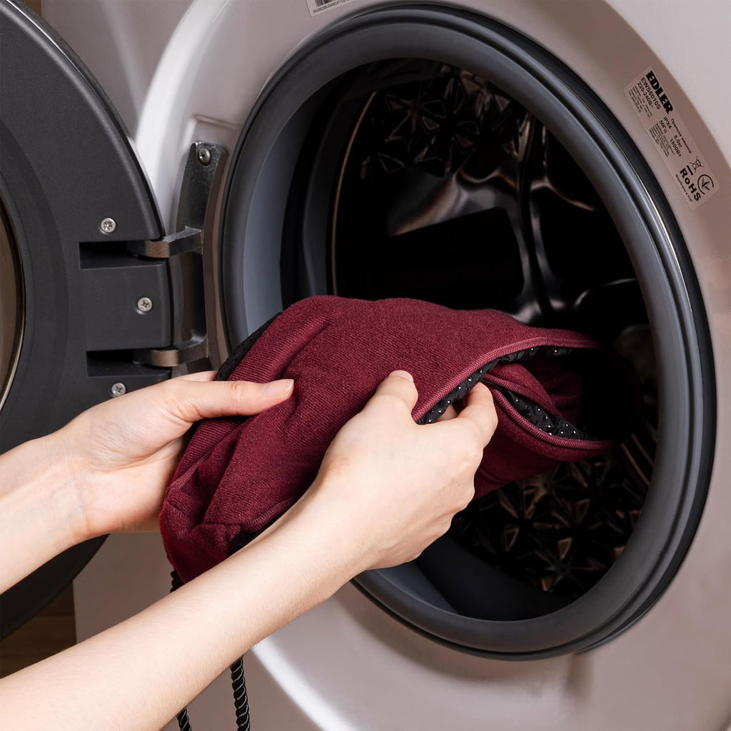 Sunolga 38" Door Draft Stopper Blocks Hot and Cold Air with Removable Washable Cover for Gaps Up to 3", All-Season Seal for Noise, Wind, Door Sweep for Bottom of Door and Window, Home Essentials, Red