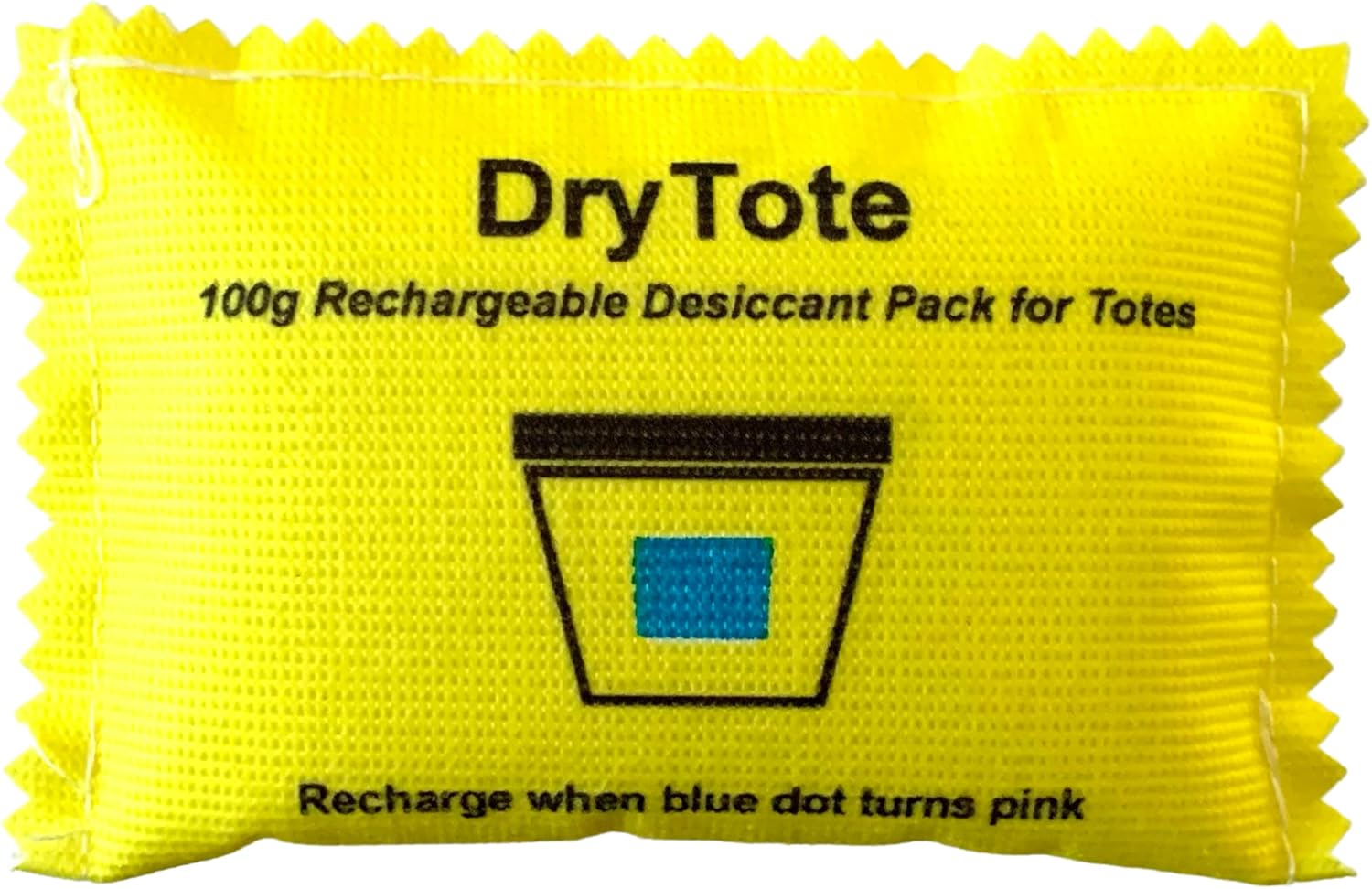100g Rechargeable Desiccant Pack - Moisture Absorbing Bag - Silica Gel Desiccant Dehumidifier for Storage Bins and Totes