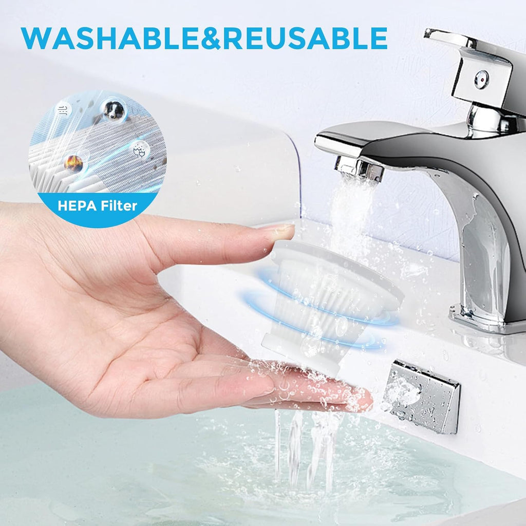 Car Vacuum,2 Suction Modes,Portable Mini Cordless Cleaner with 20000pa Suction Power,Type-C Charge,with Handheld Vacuum for Home,Car, Office Desk, Keyboards