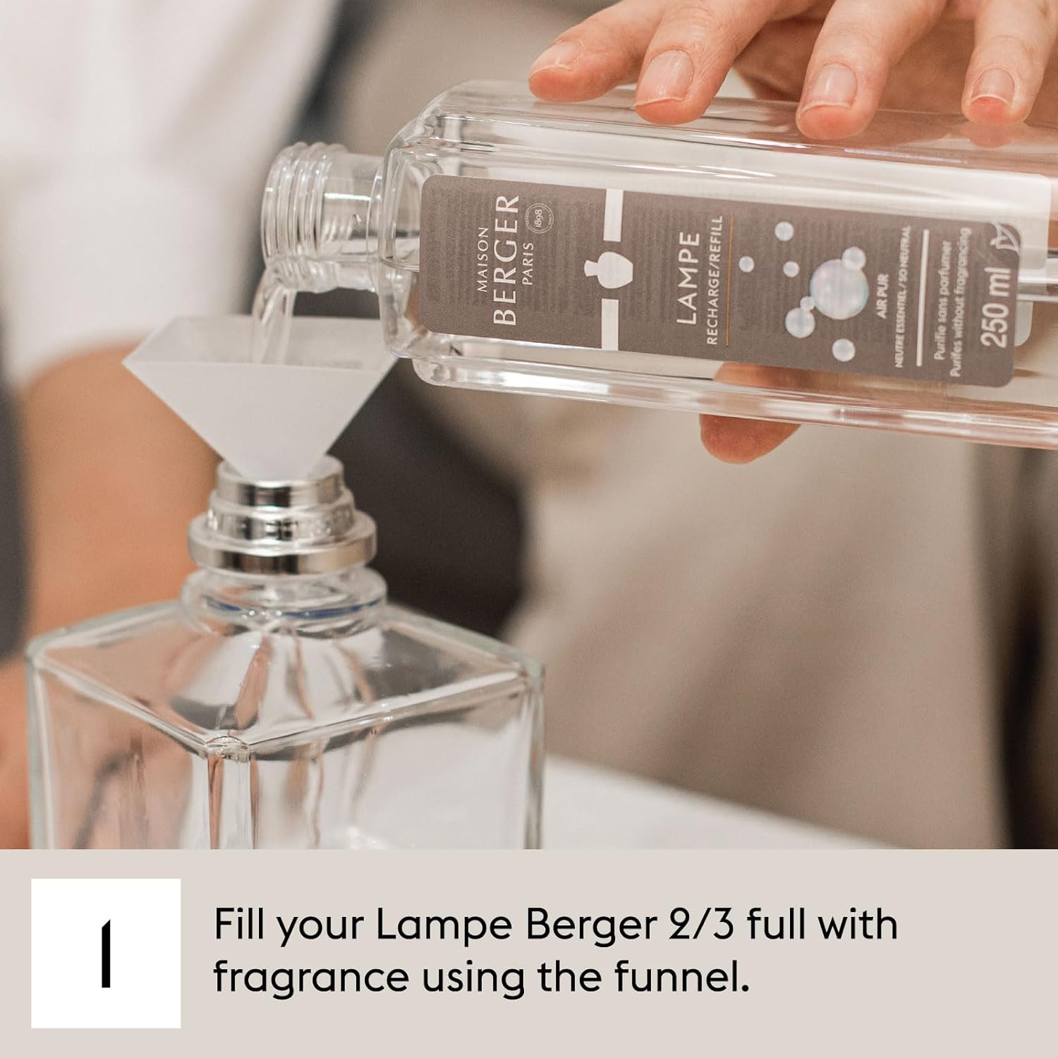 Maison Berger - Orange Cinnamon - Lampe Berger Fragrance Refill for Home Fragrance Oil Diffuser - Air Freshener - 33.8 Fluid Ounces - 1 Liter