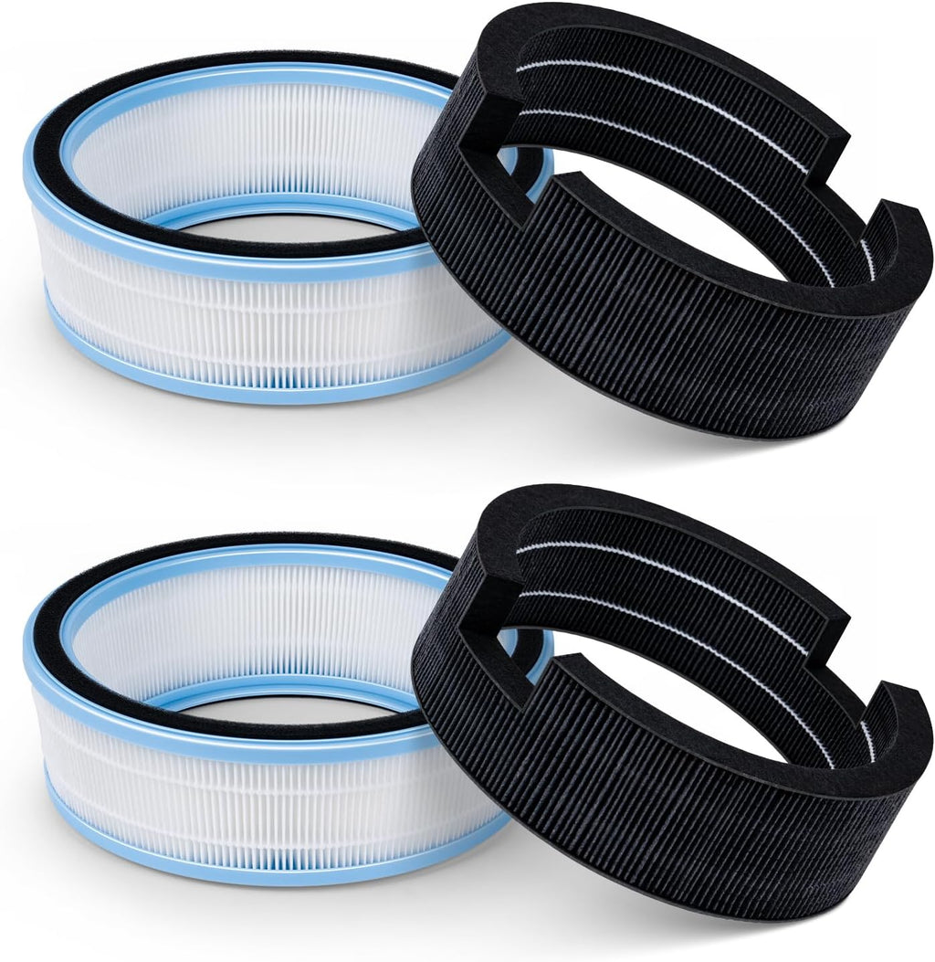 Leemone Replacement HEPA Filters & Wick Filters Compatible with LEVOIT Sprout Evaporative Humidifier for Bedroom Baby, Dual Filters for Air & Water