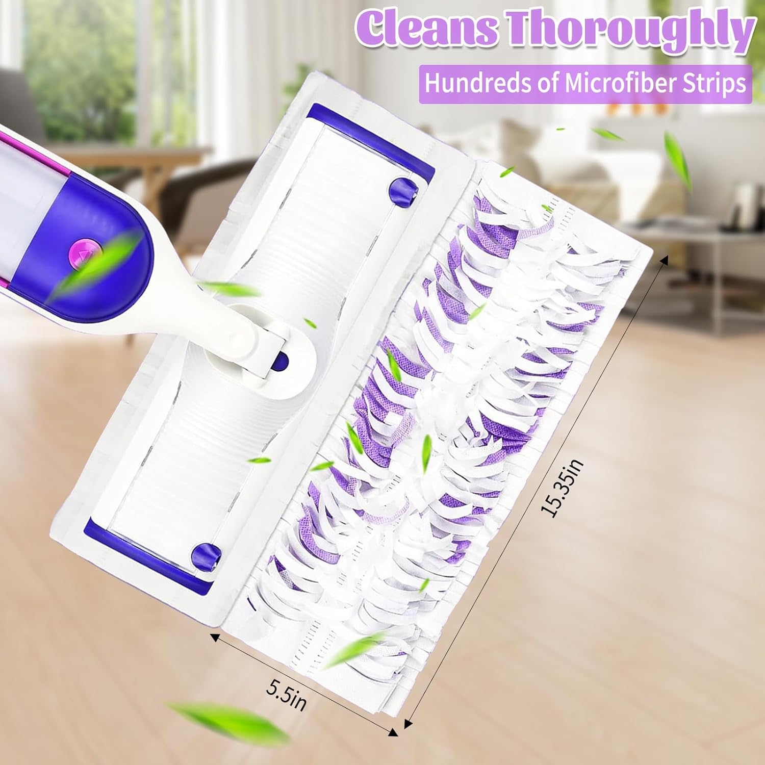 36 Pack Disposable Mop Pads for Swiffer Power Mop Pads, Replacement for Swiffer Power Mop Refills Compatible with Swiffer Power Mop Pads, Multi-Surface Mop and PowerMop Wood Mop Floor Cleaning