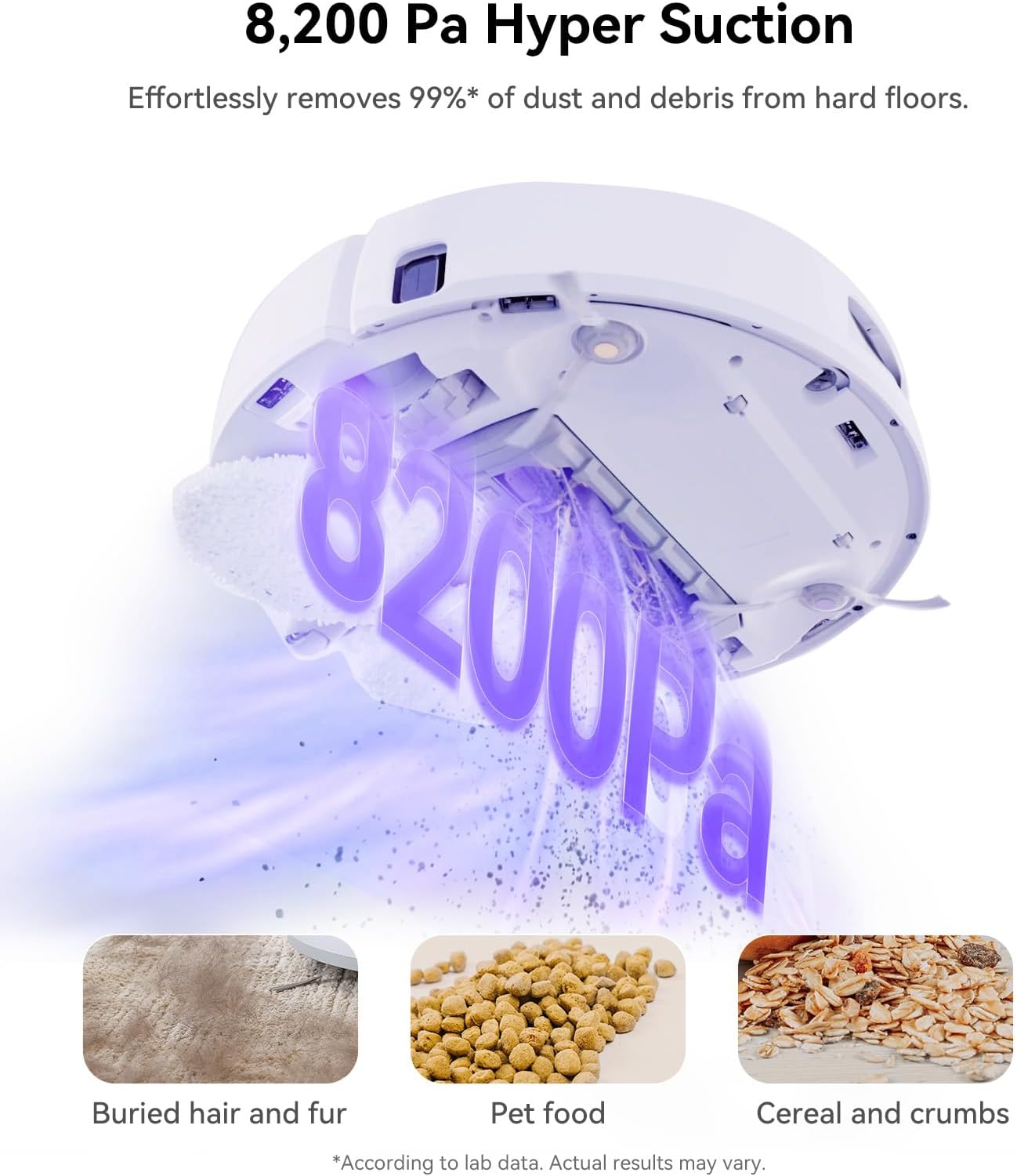 NARWAL Freo X Ultra Robot Vacuum and Mop Combo, 8200Pa Robot Mop & Vacuum, Auto MopDrying/Washing, Self-Empty, Zero-Tangling,DirtSenserm, Maintenance-Free Base Station, Self-Contained Dust Processing