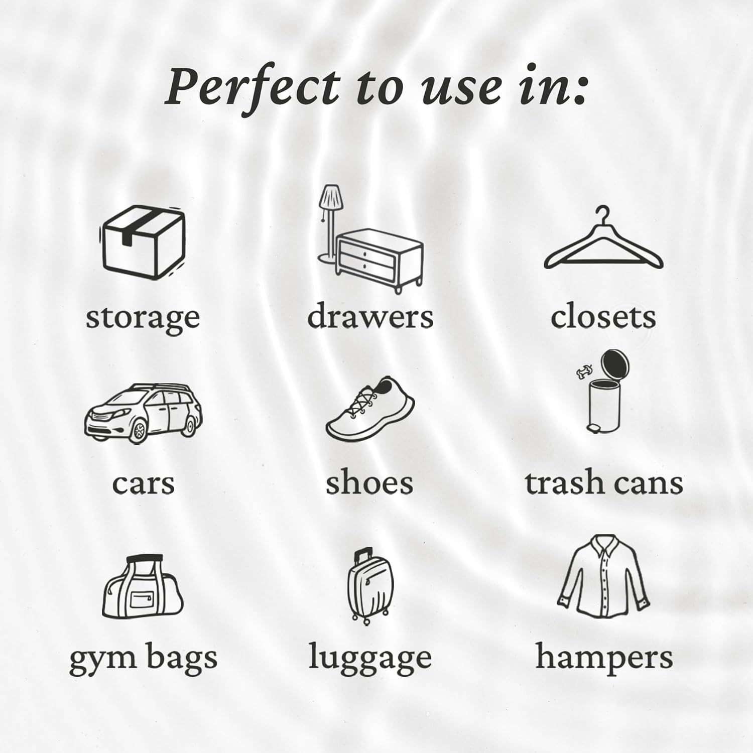 Fresh Wave Odor Eliminating & Deodorizing Packs, Bag of 6 - Safer Odor Relief for Small Spaces, Natural Plant-Based Odor Eliminator, Odor Absorbers for Home