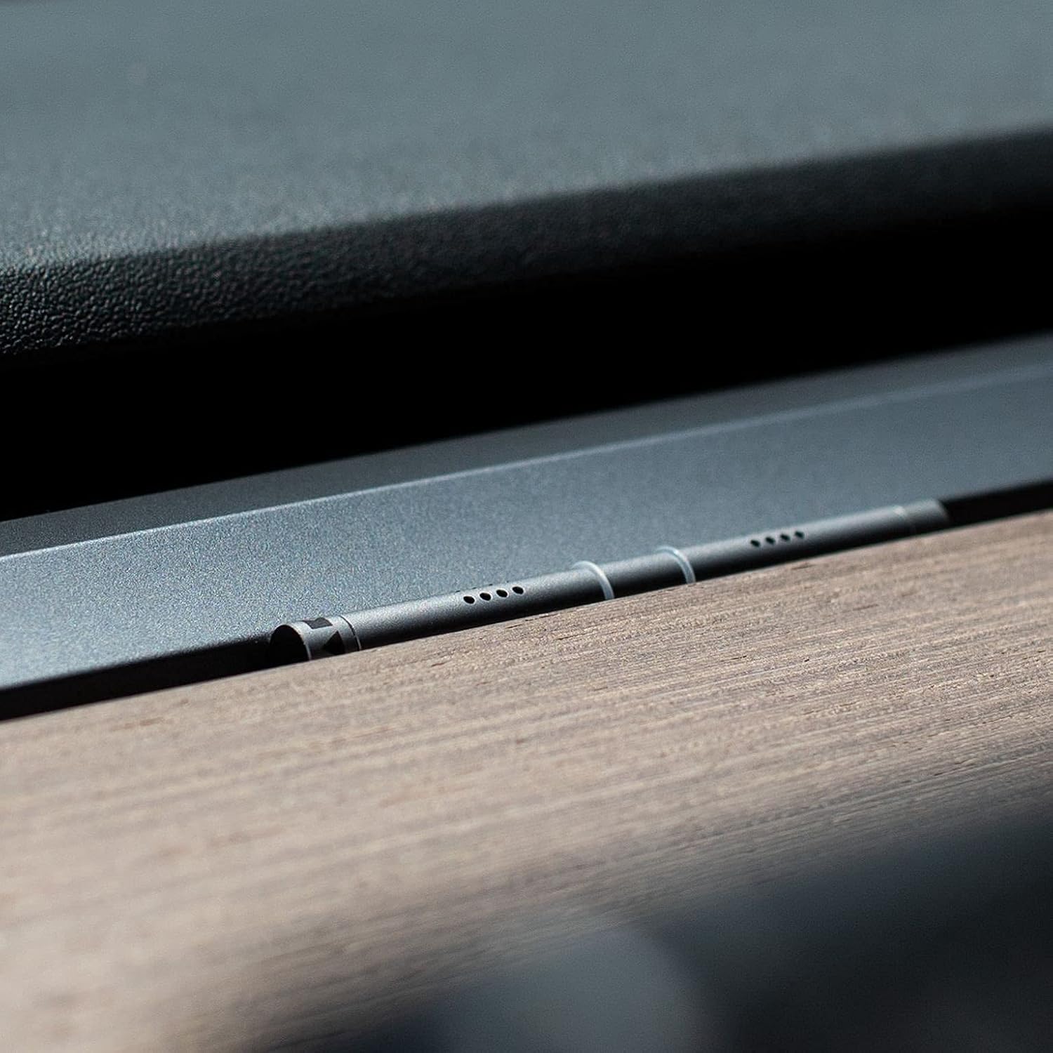 Tesla Model 3 [Not Compatible with Model 3 2024 (Highland)] /Y Air Freshener Invisible Slim Design Four Scents Selection (White Tea Valley Set)