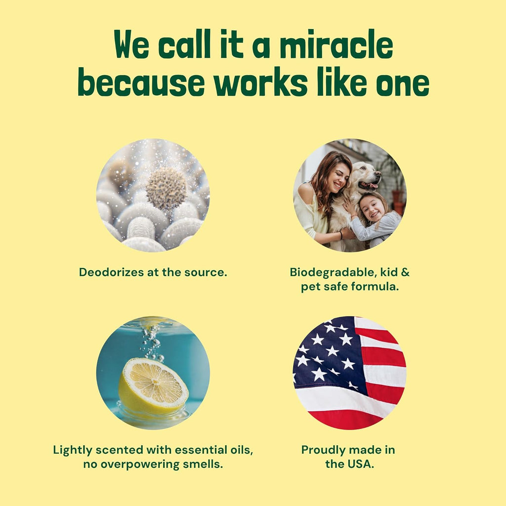 Sunny & Honey Carpet Deodorizer Powder - 20 Oz, Summer Lemonade Scent - Rug Cleaner & Carpet Cleaning Powder for Vacuuming & Upholstery Freshener for Pets & Kids