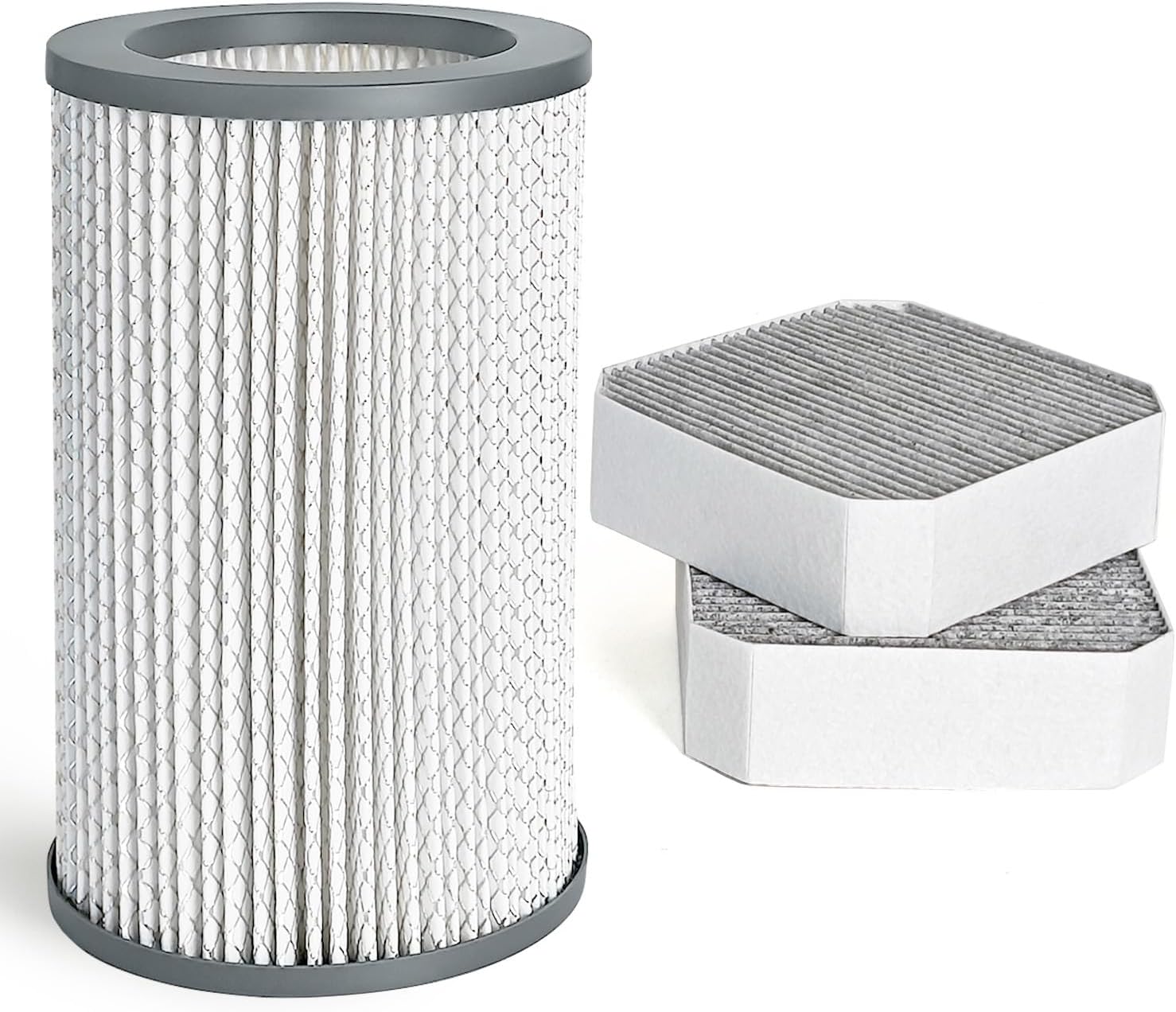 3 Pack Air Replacement Filters Set Compatible with Molekule Air Purifier, PECO Filter Replacement Include 1 Pack PECO-Filter and 2 Pack Pre-Filter