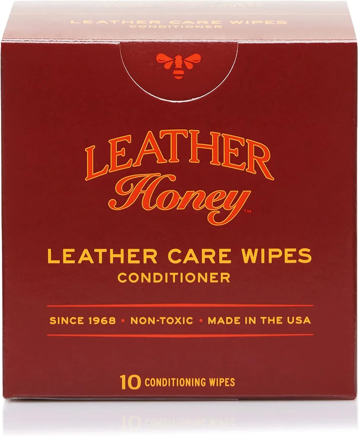Leather Honey Conditioner Wipes with Cleaner Wipes